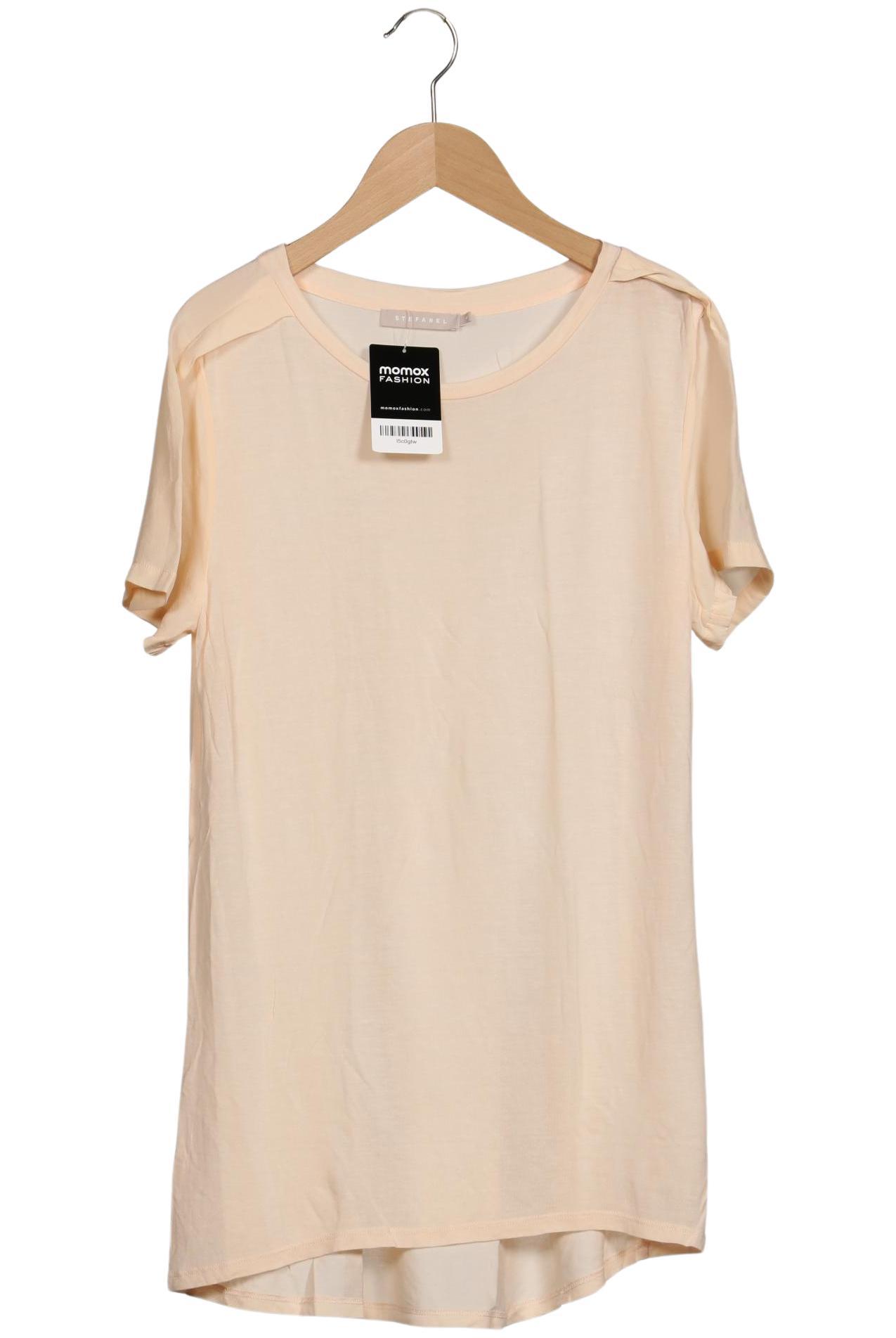 

Stefanel Damen T-Shirt, cremeweiß, Gr. 38