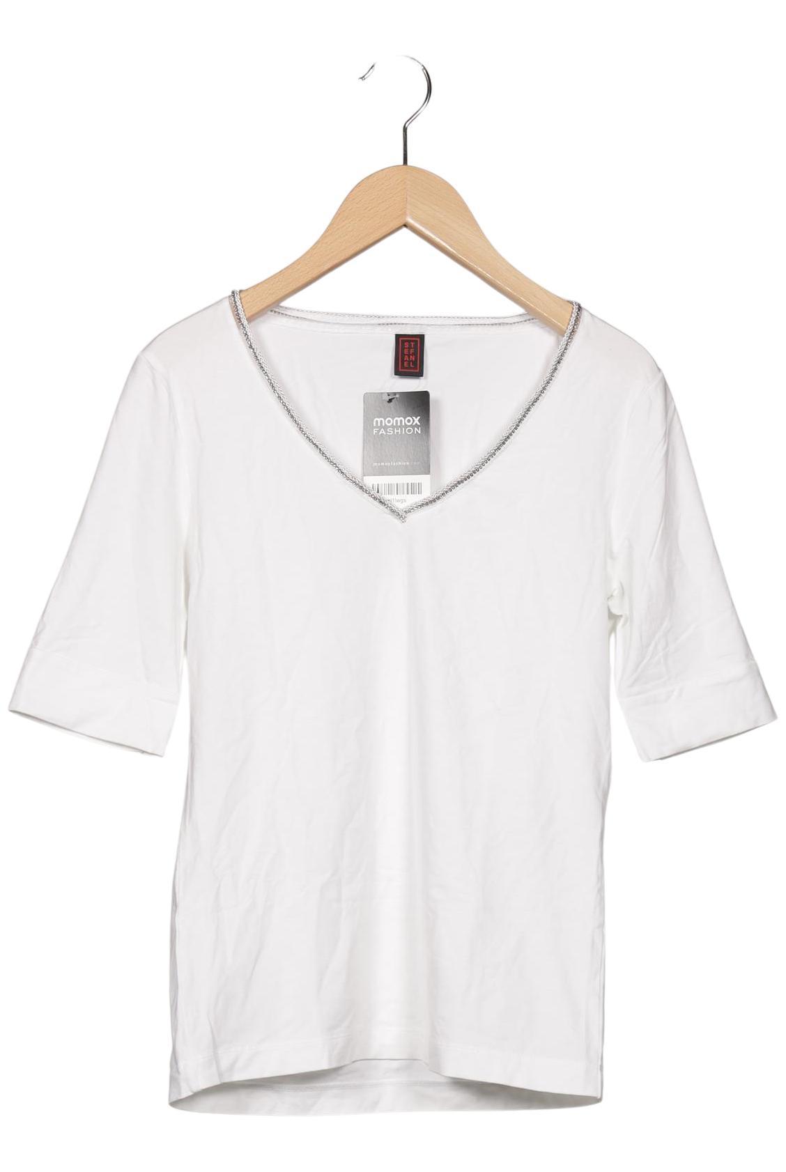 

Stefanel Damen T-Shirt, weiß, Gr. 36