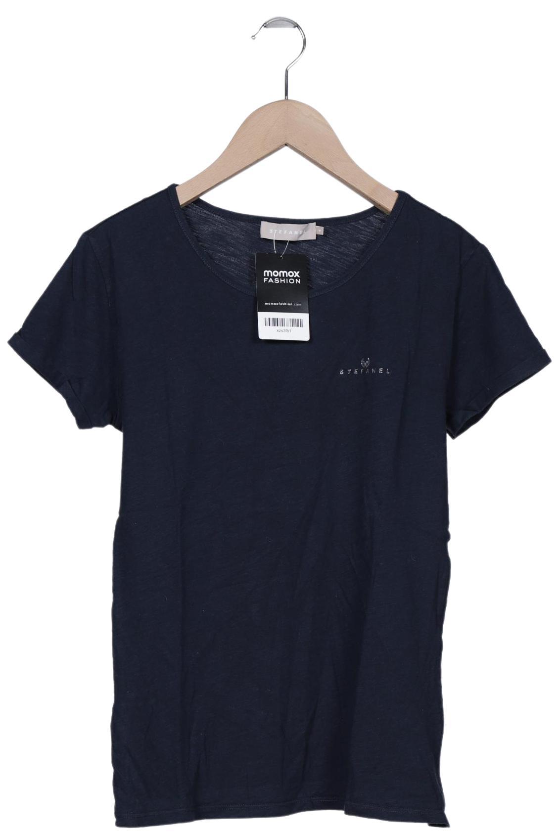 

Stefanel Damen T-Shirt, marineblau, Gr. 38