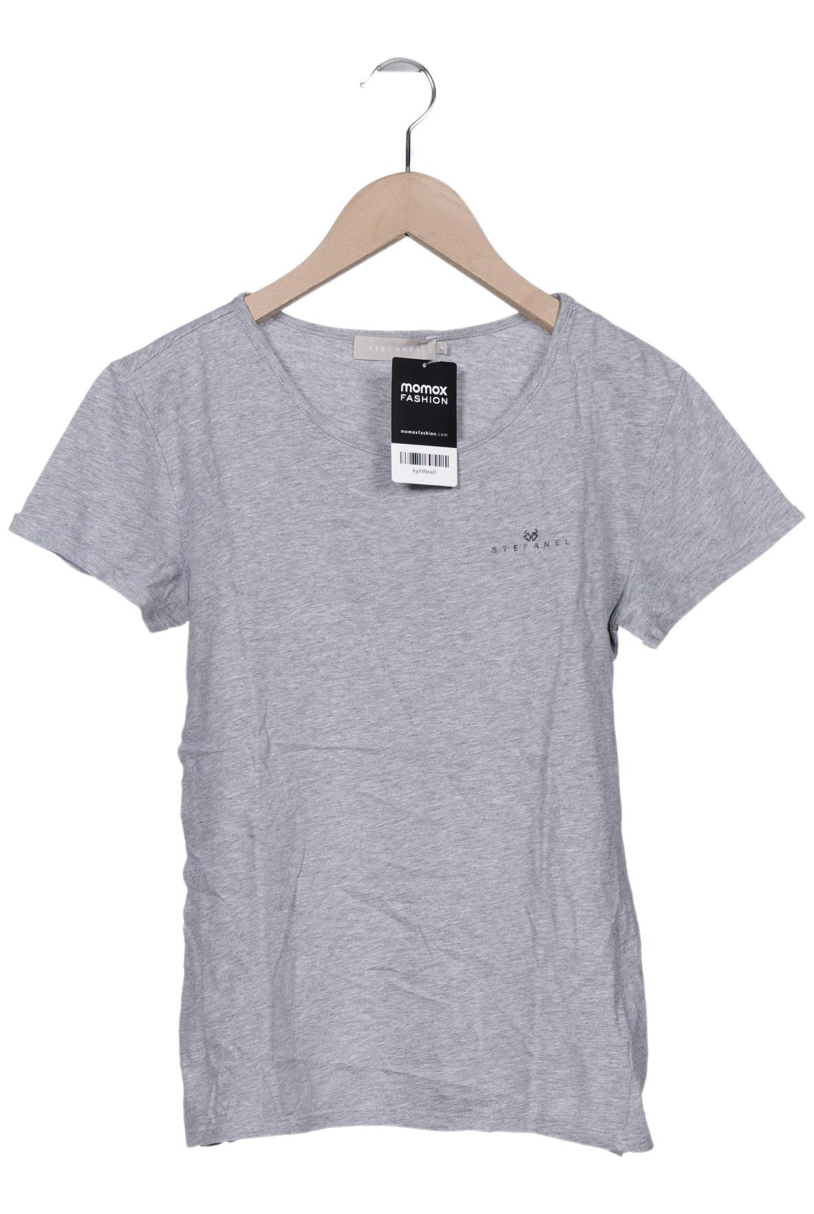 

Stefanel Damen T-Shirt, grau, Gr. 38