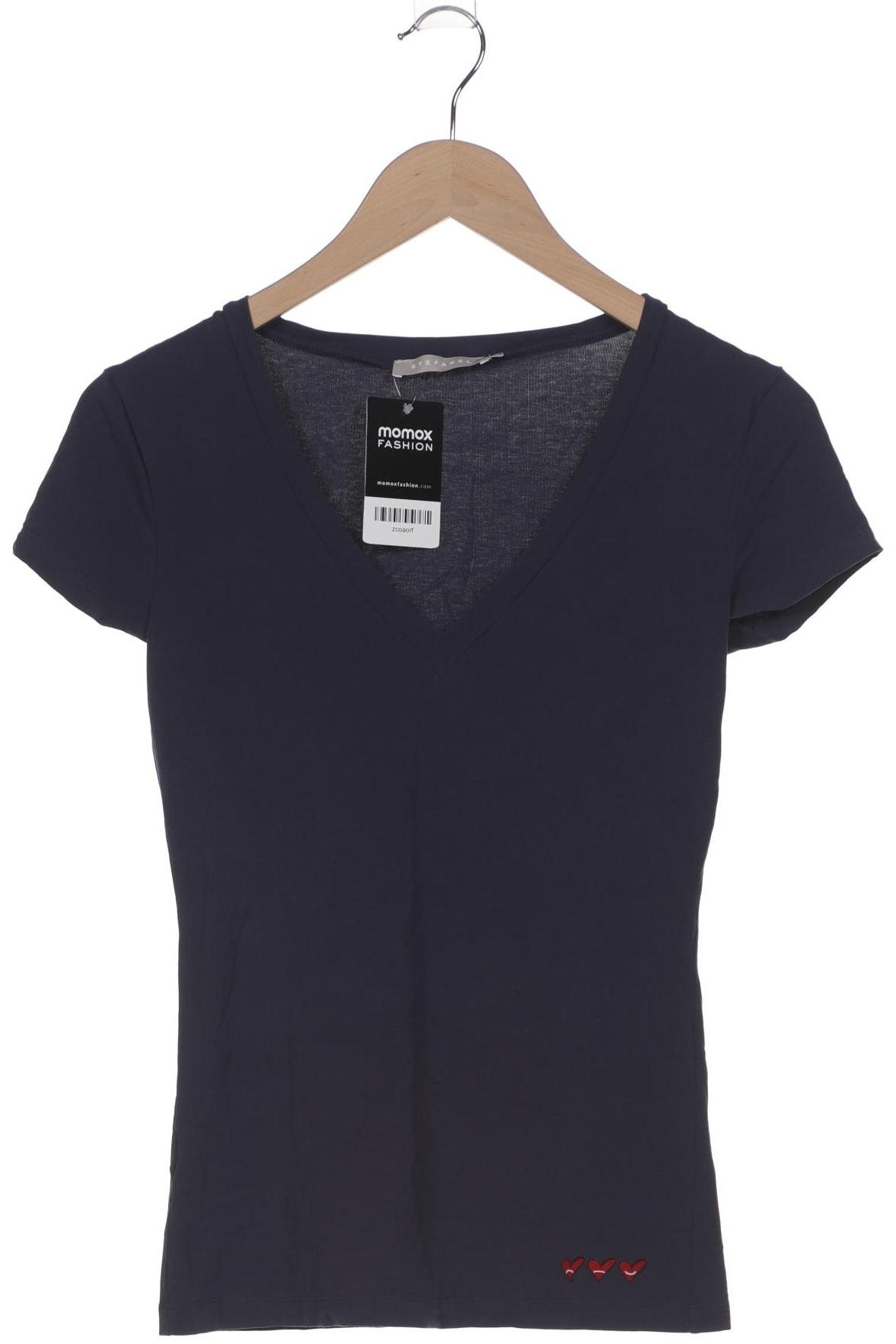 

Stefanel Damen T-Shirt, marineblau, Gr. 38