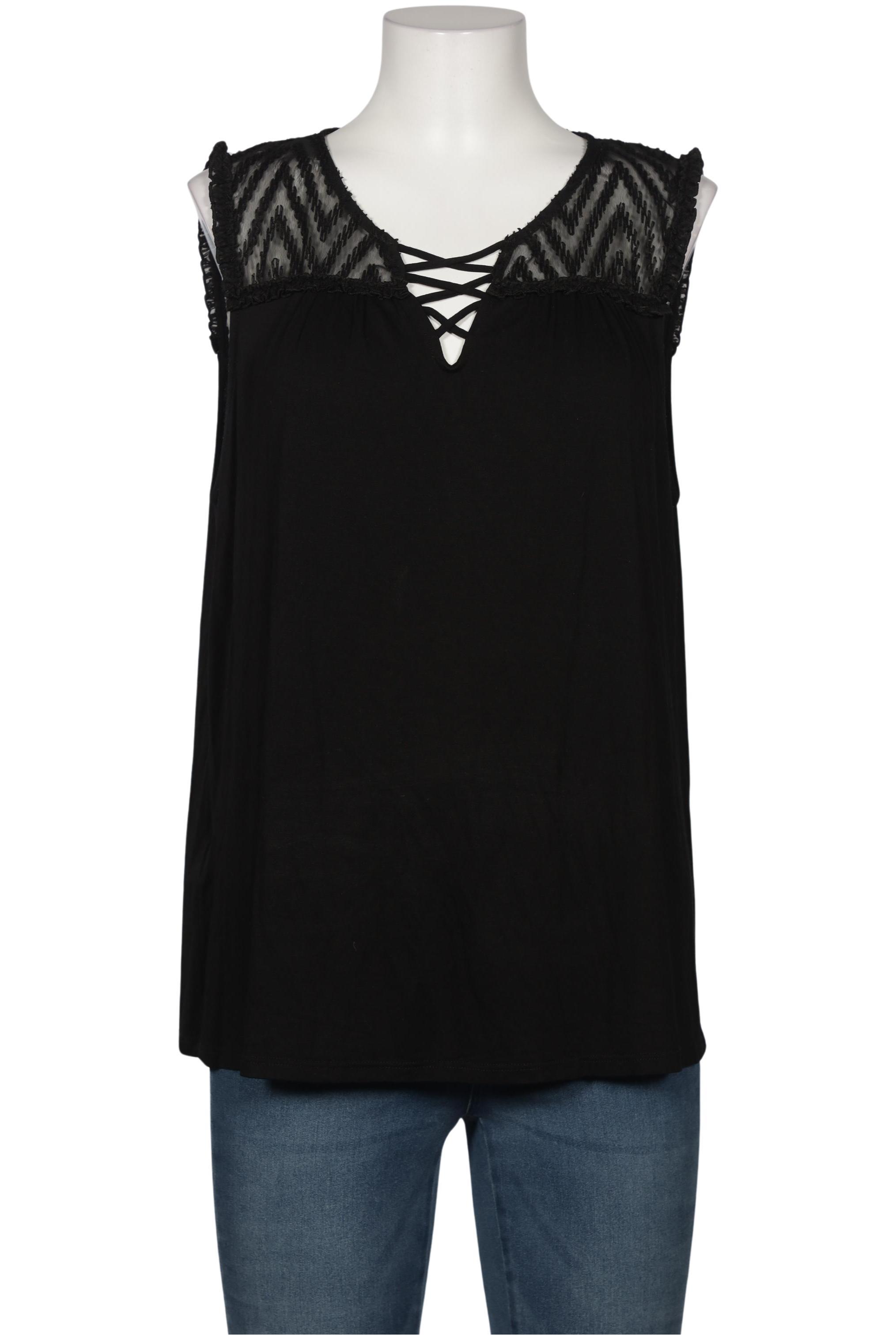 

Stefanel Damen Top, schwarz, Gr. 44