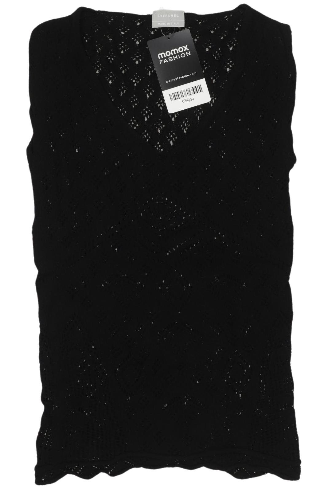 

Stefanel Damen Top, schwarz, Gr. 30