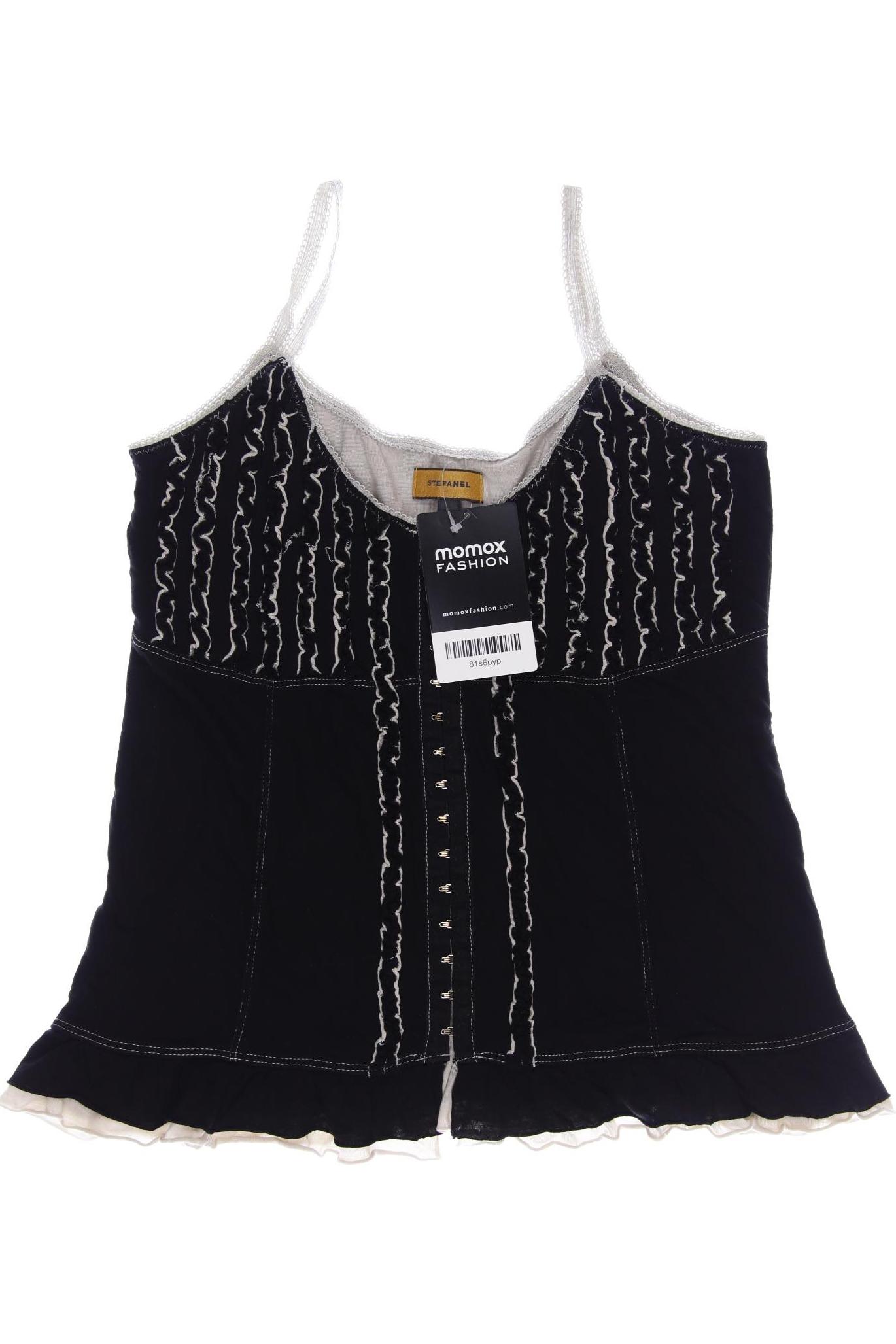

Stefanel Damen Top, schwarz