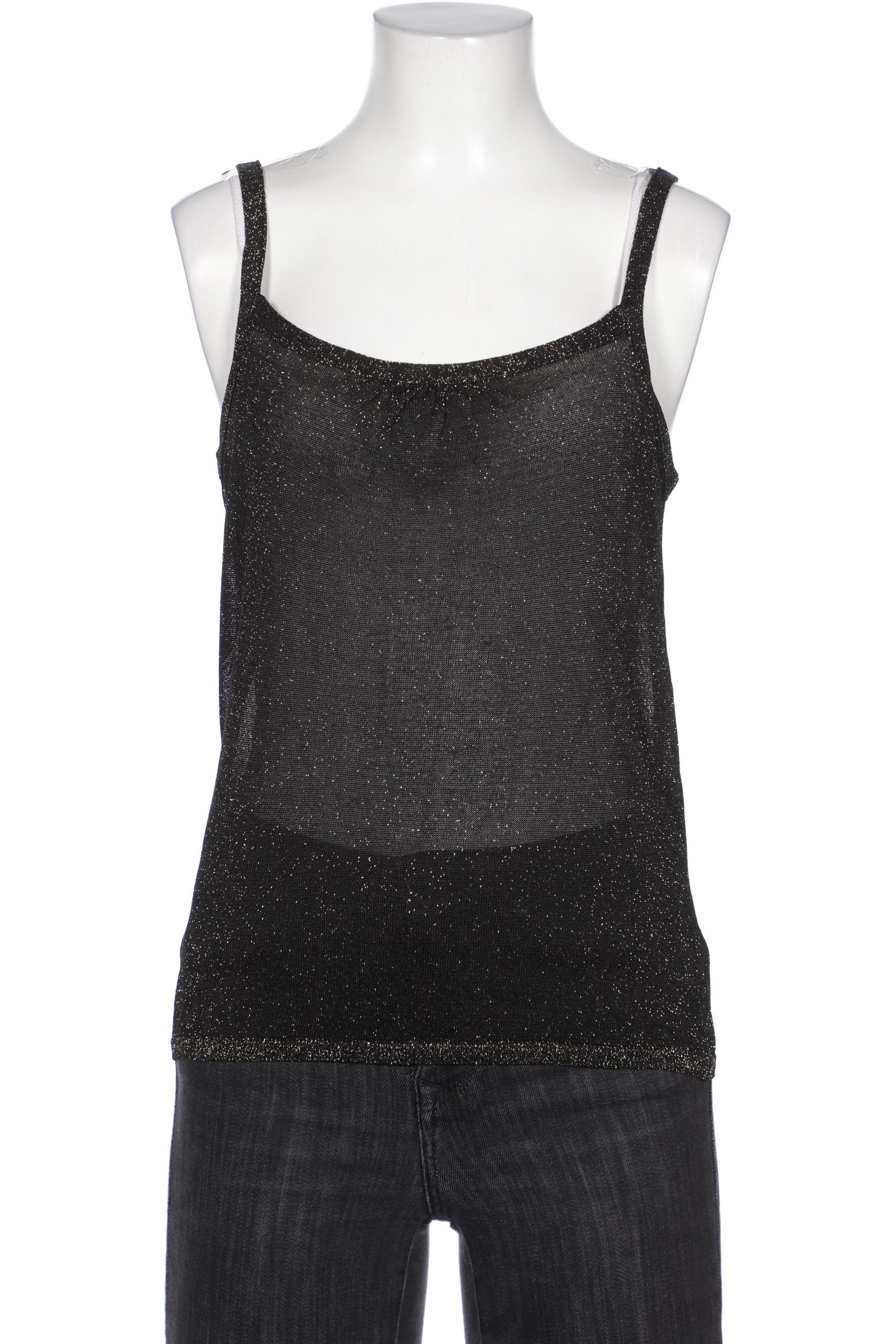 

Stefanel Damen Top, schwarz, Gr. 38