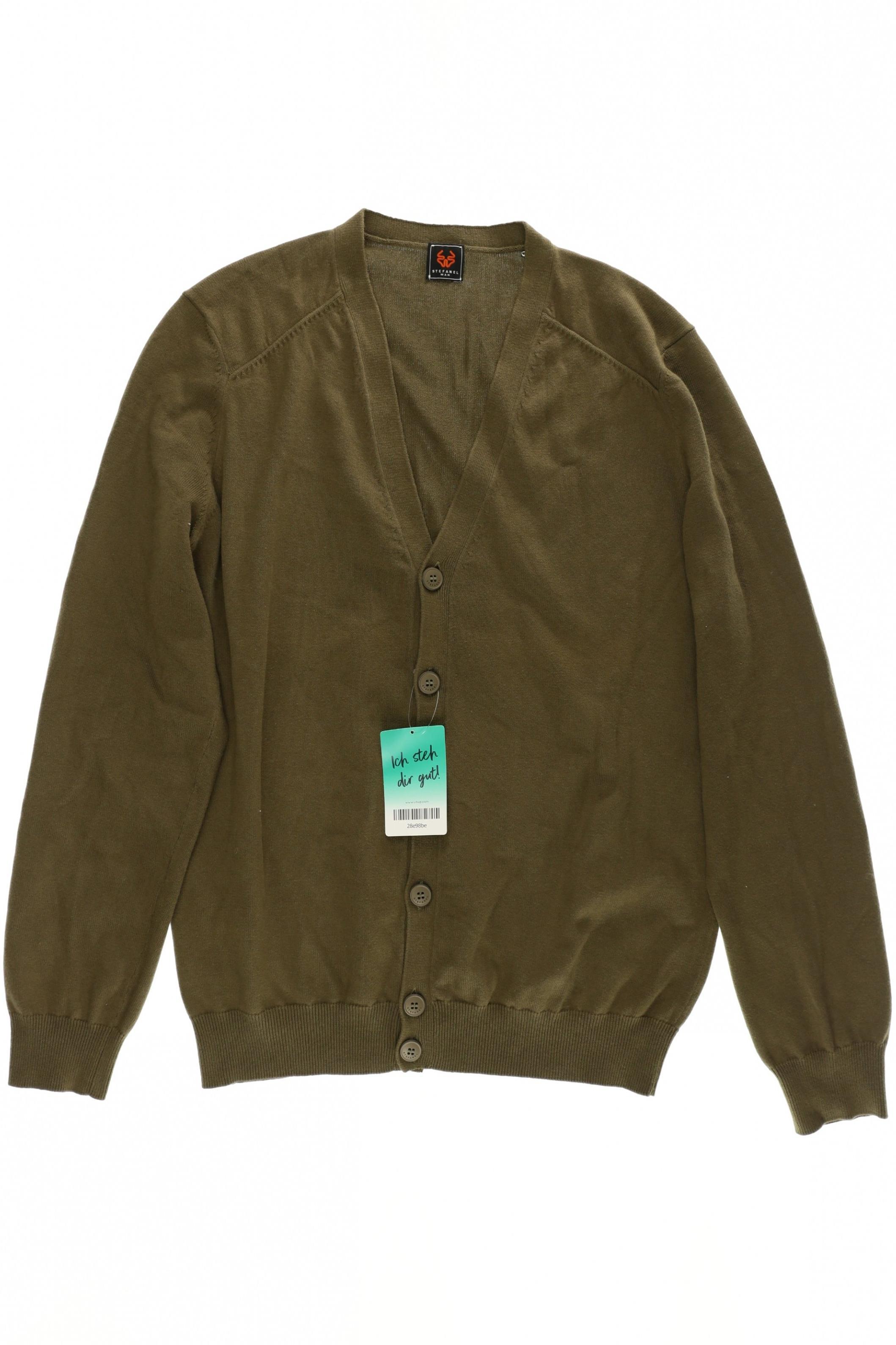 Thumbnail - Stefanel Herren Strickjacke, grün, Gr.