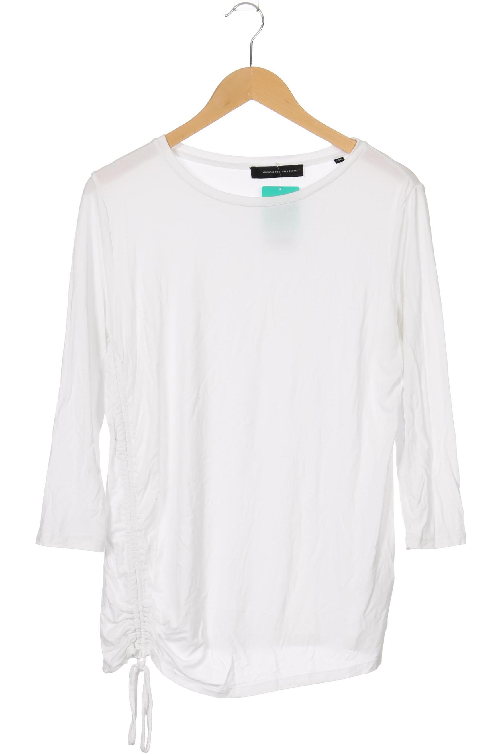 

Steffen Schraut Damen Langarmshirt, weiß, Gr. 38