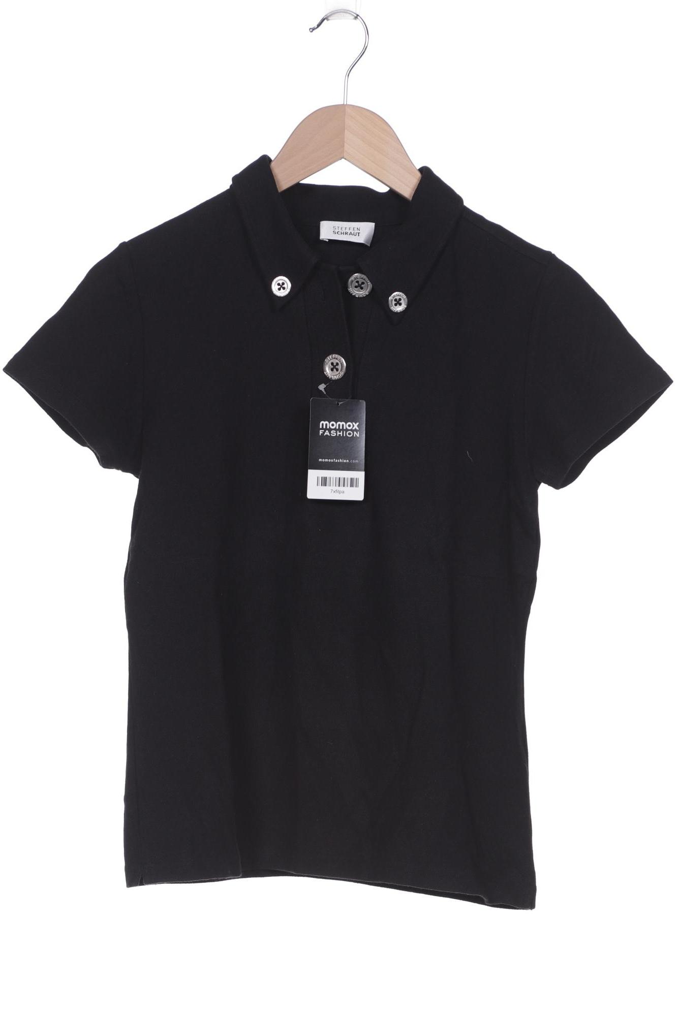 

Steffen Schraut Damen Poloshirt, schwarz