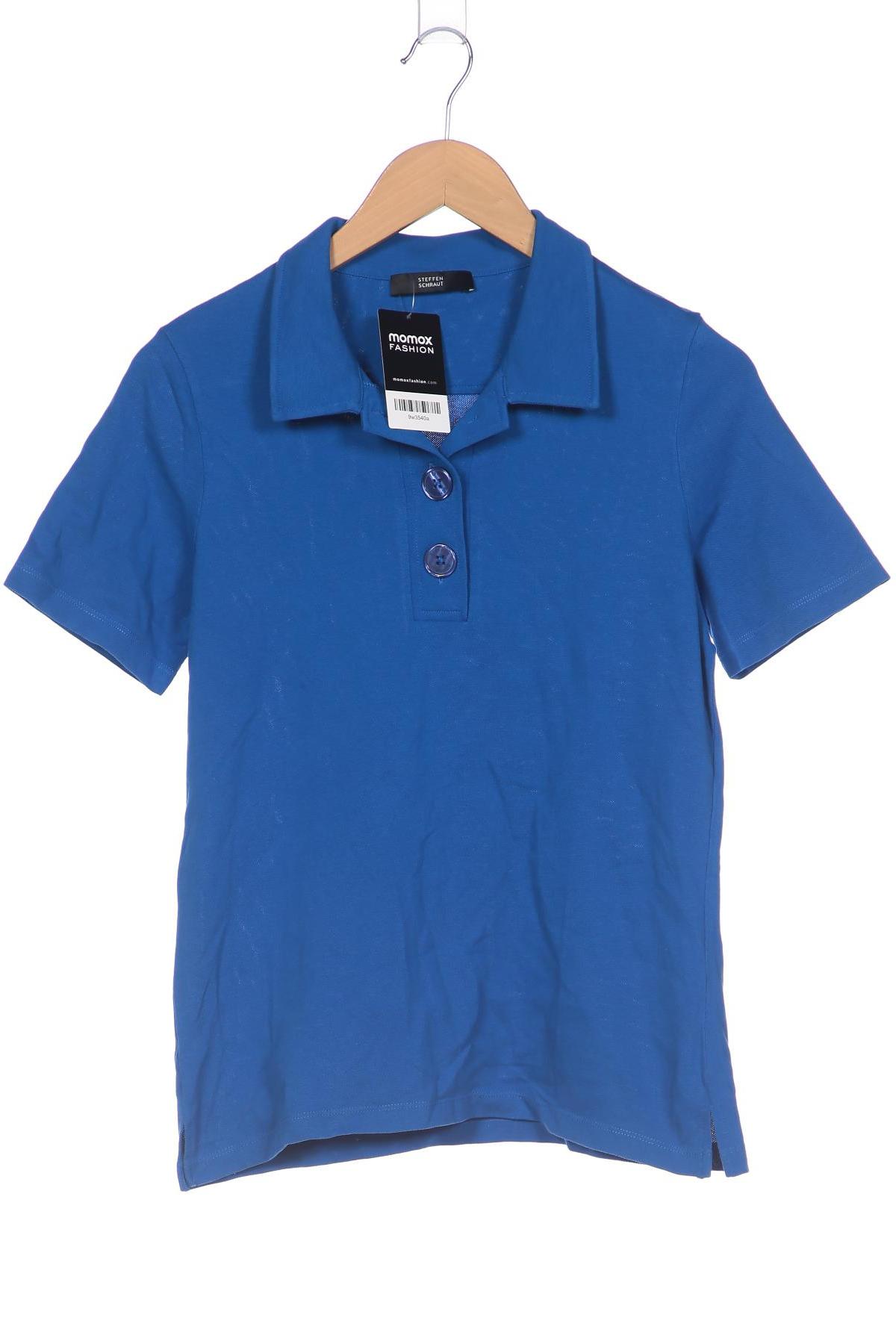 

Steffen Schraut Damen Poloshirt, blau, Gr. 36