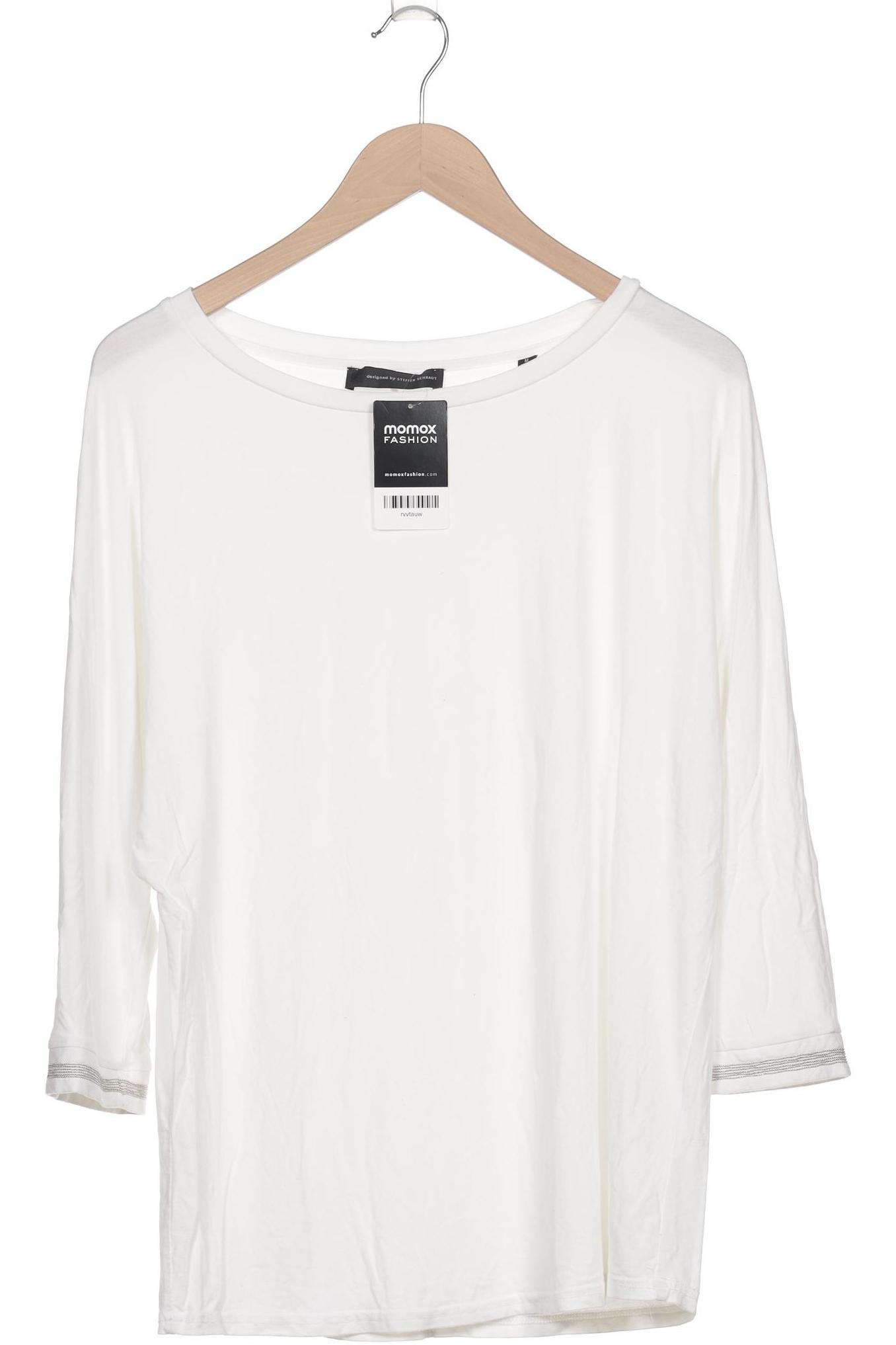 

Steffen Schraut Damen Langarmshirt, weiß, Gr. 38