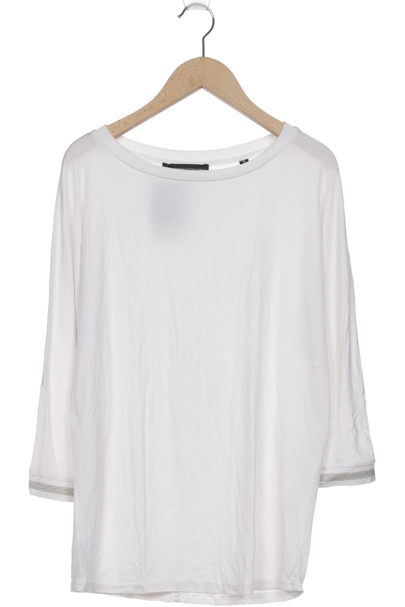 

Steffen Schraut Damen Langarmshirt, weiß, Gr. 34