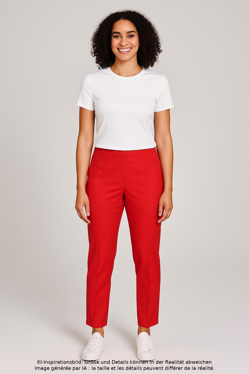 

Steffen Schraut Damen Stoffhose, rot, Gr. 42