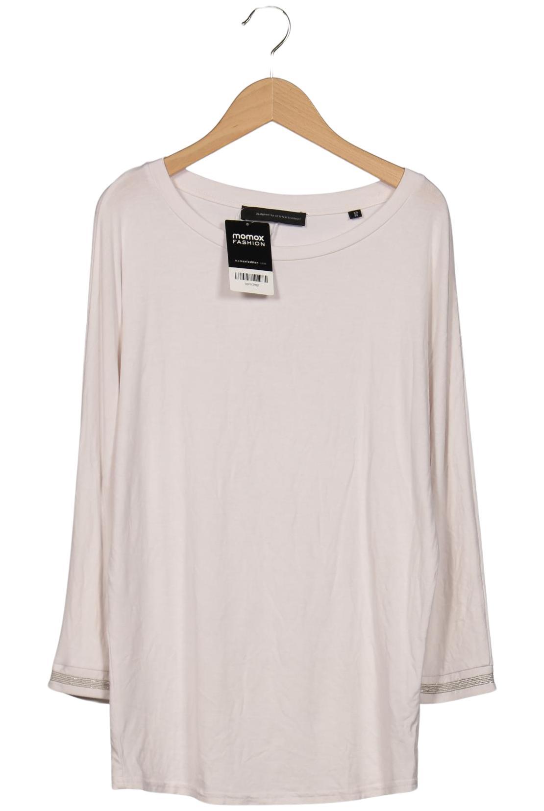 

Steffen Schraut Damen Langarmshirt, weiß, Gr. 34