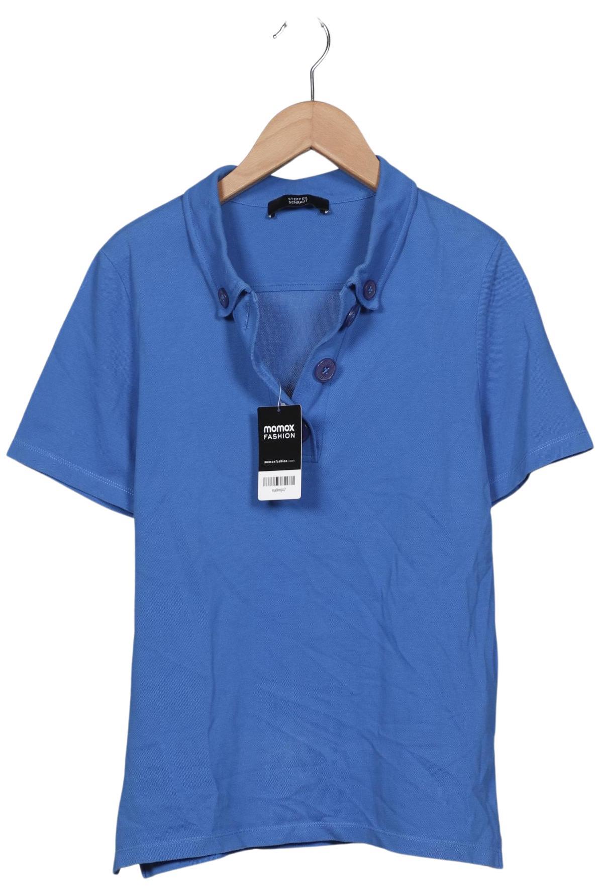 

Steffen Schraut Damen Poloshirt, blau, Gr. 36