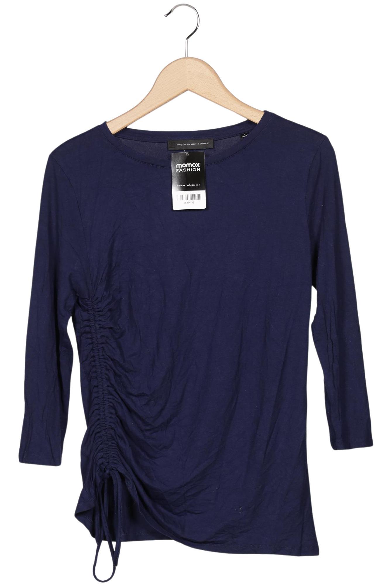 

Steffen Schraut Damen Langarmshirt, marineblau, Gr. 36