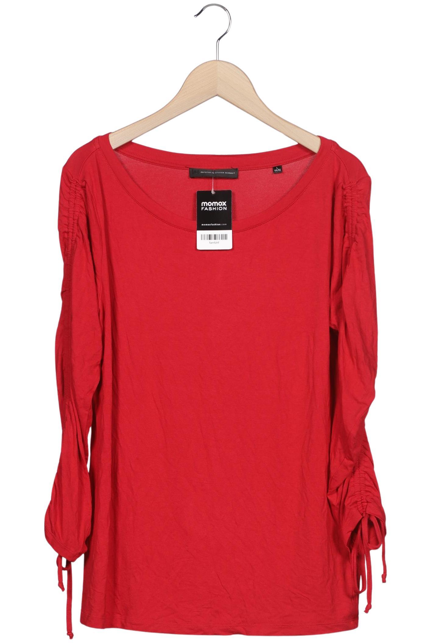 

Steffen Schraut Damen Langarmshirt, rot, Gr. 42