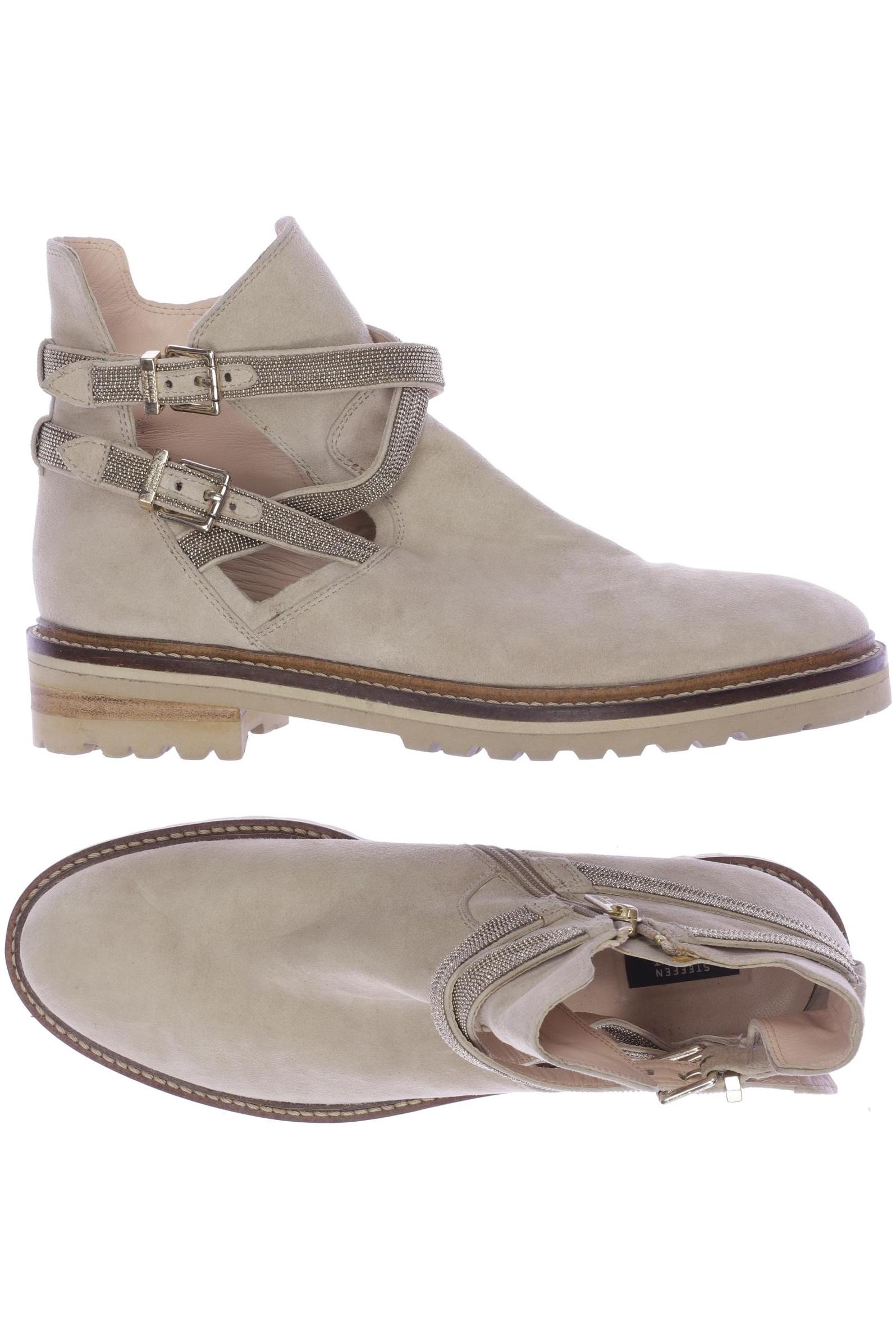 Thumbnail - Steffen Schraut Damen Stiefelette, beige, Gr. 40