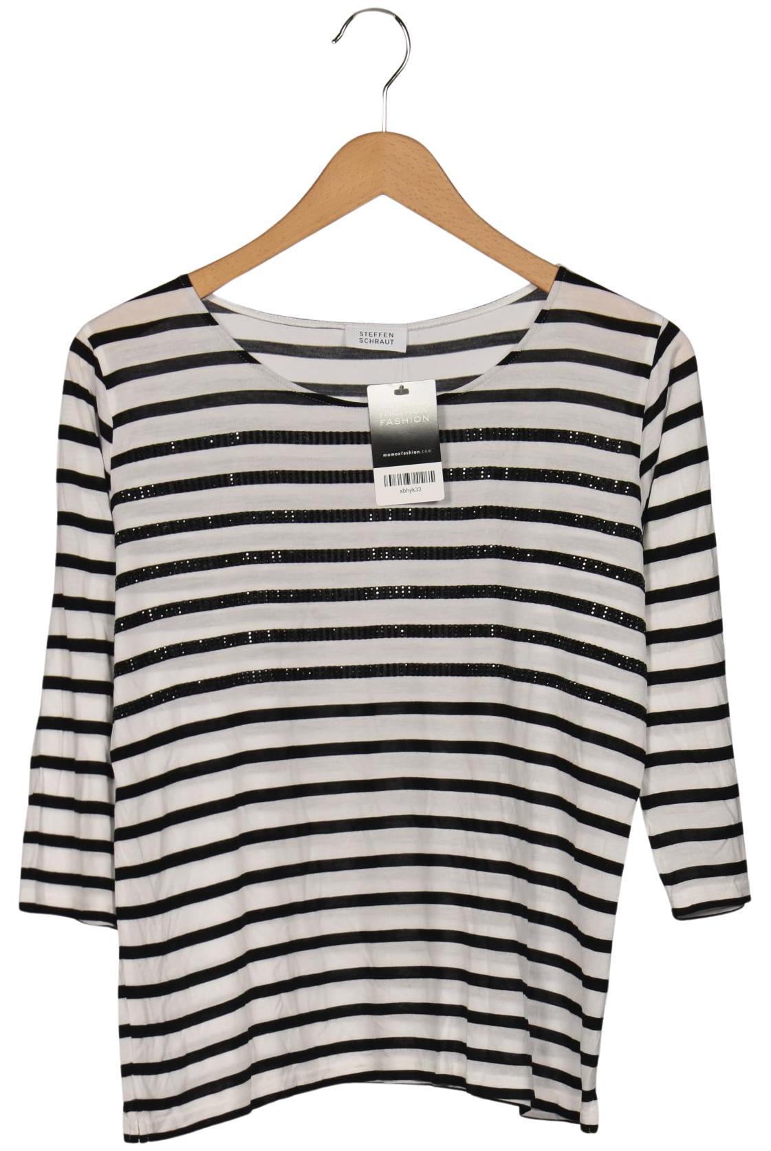 

Steffen Schraut Damen Langarmshirt, weiß, Gr. 38