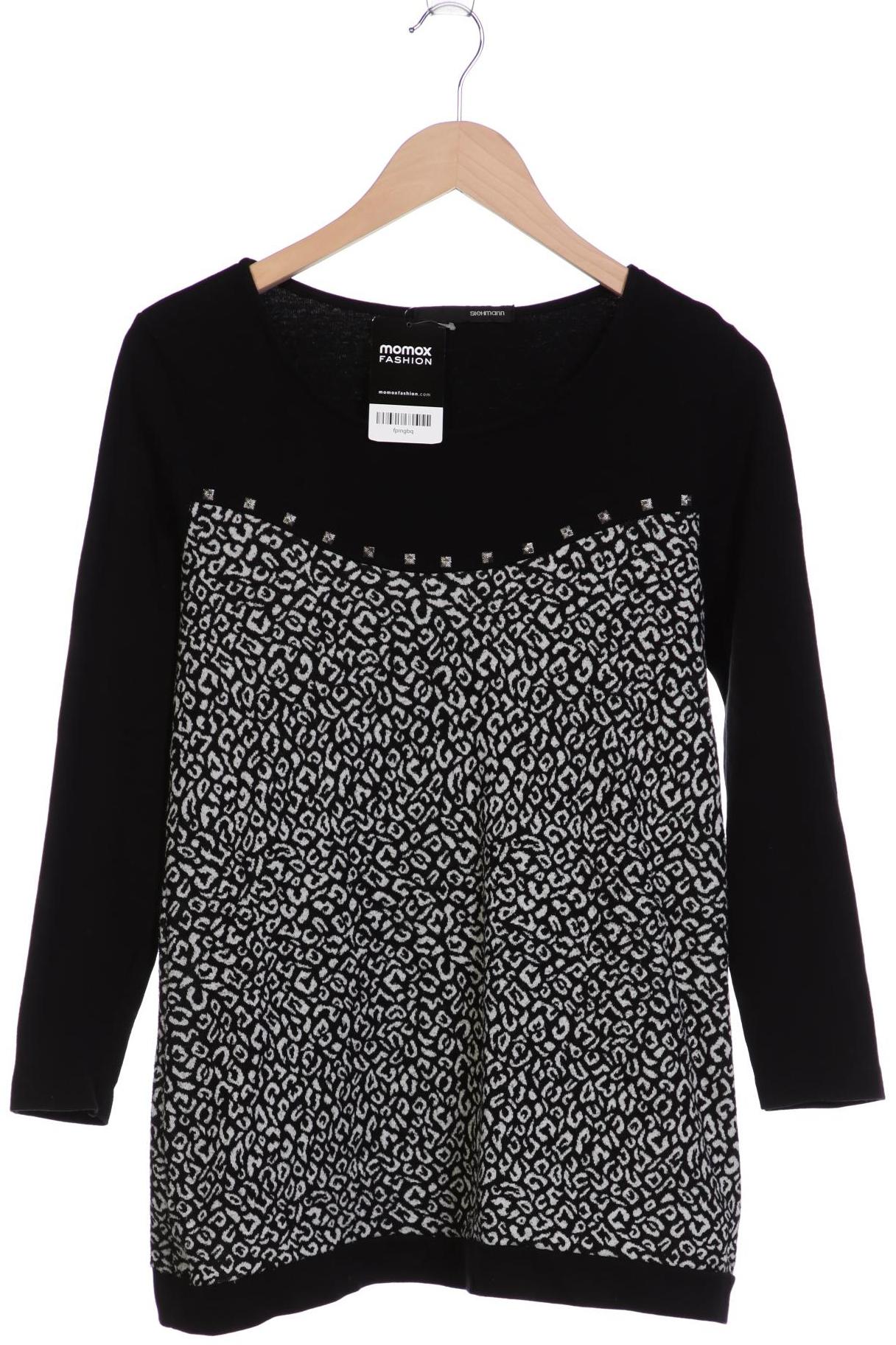 

stehmann Damen Pullover, schwarz