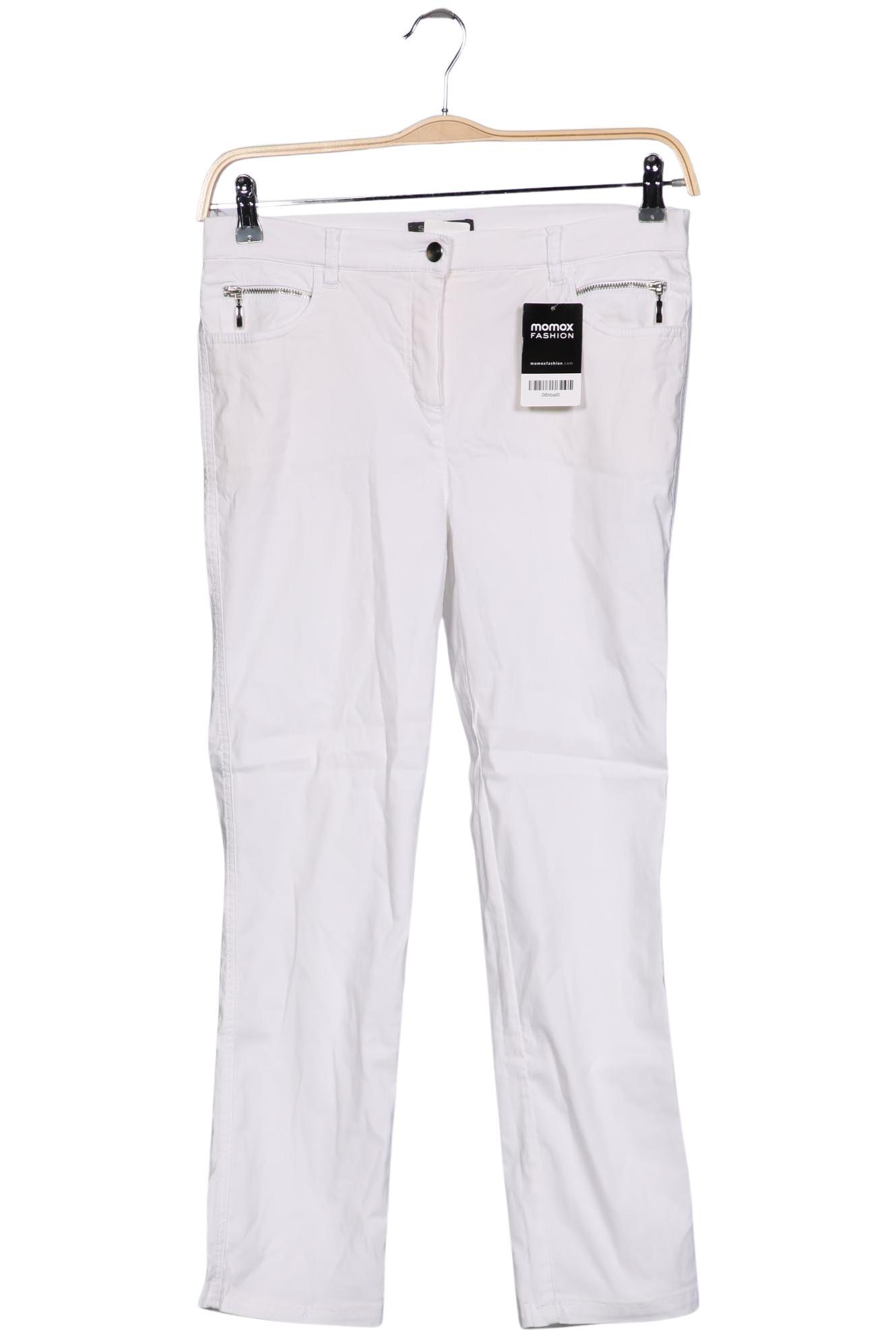 

stehmann Damen Stoffhose, weiß, Gr. 19