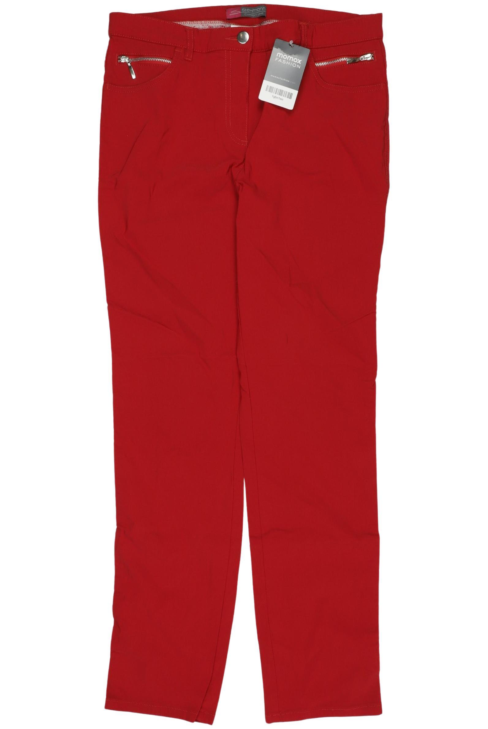 

stehmann Damen Stoffhose, rot, Gr. 38