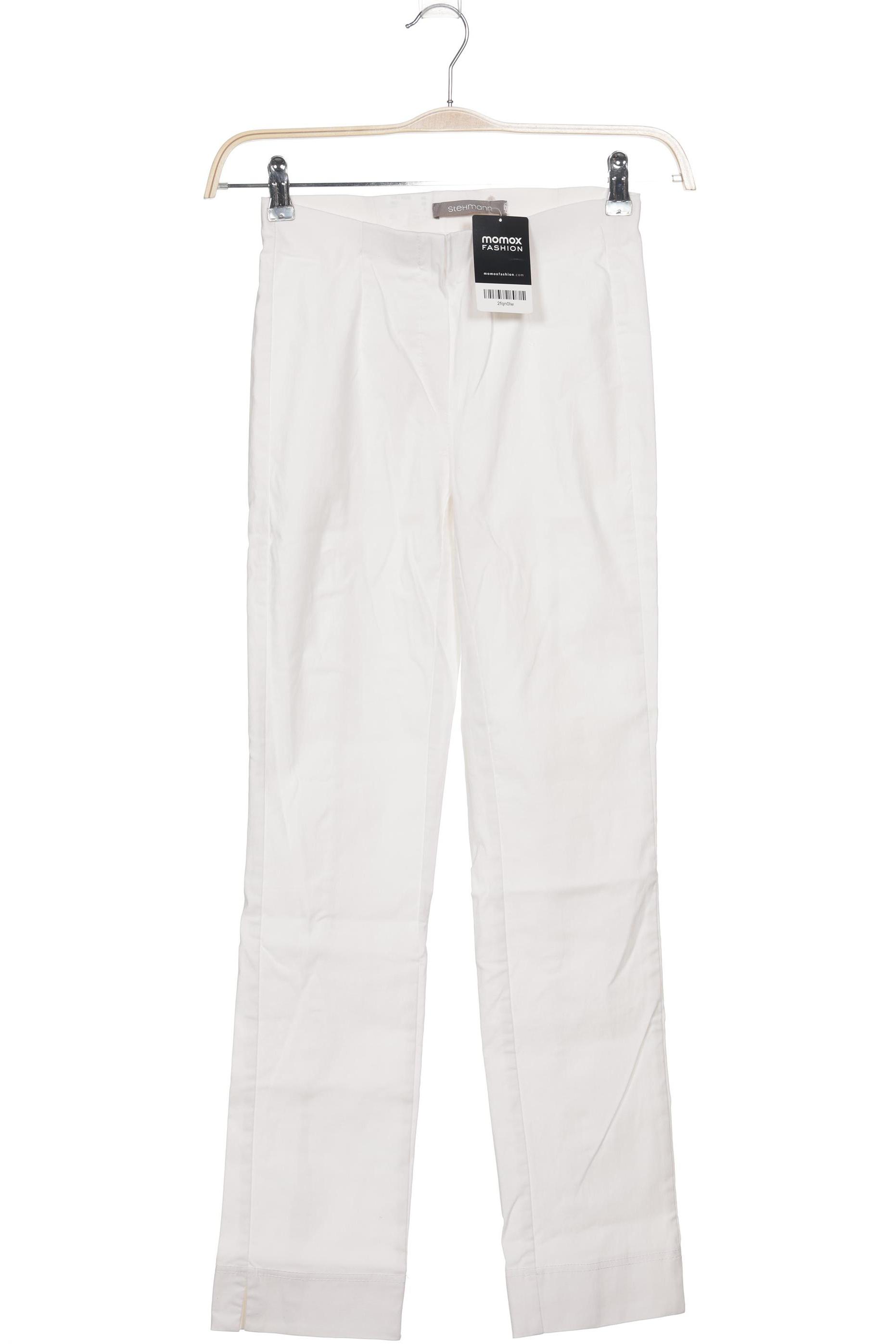 

stehmann Damen Stoffhose, weiß, Gr. 24