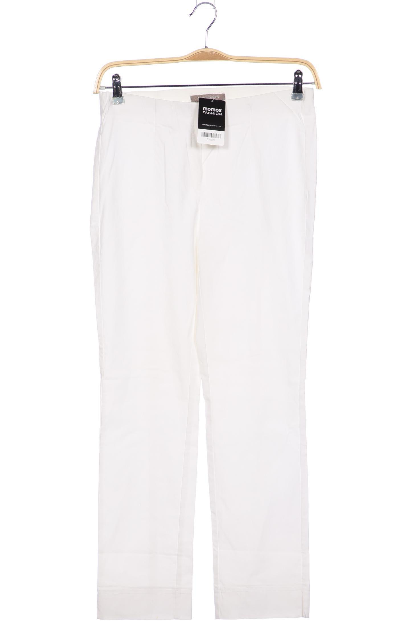 

stehmann Damen Stoffhose, weiß