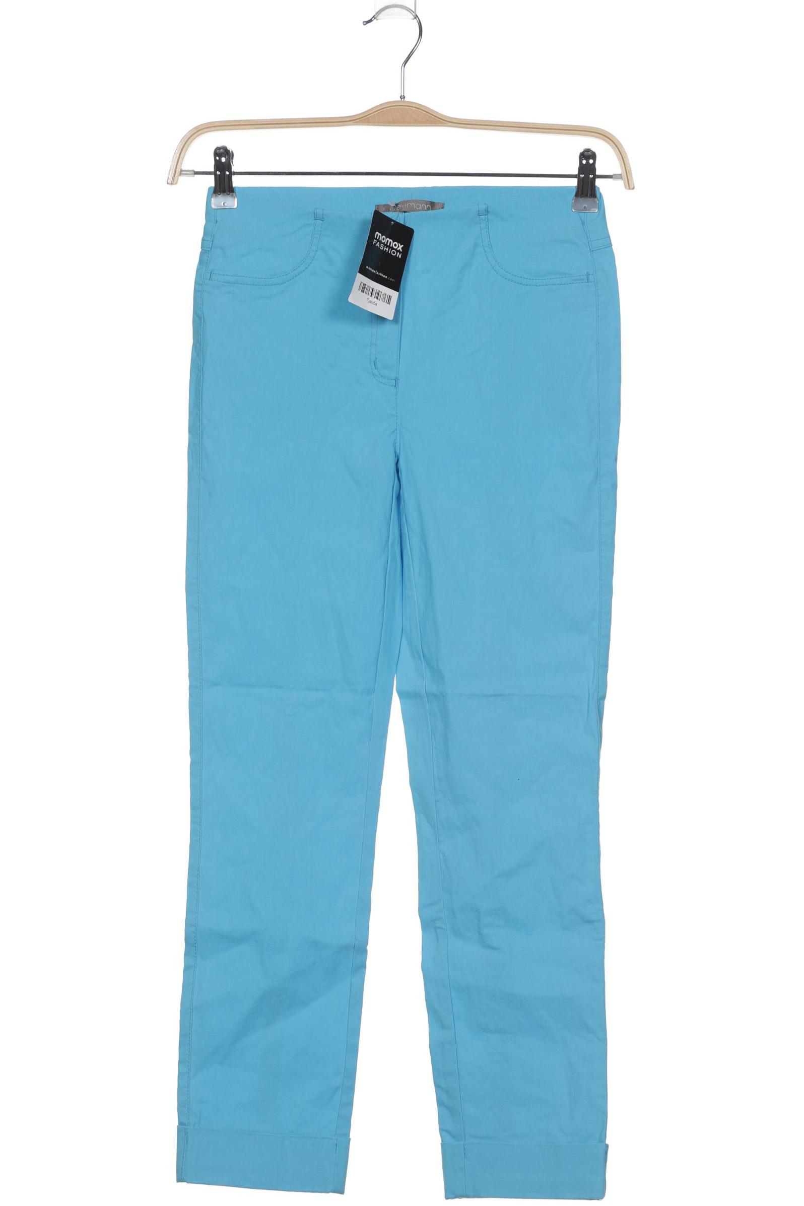 

stehmann Damen Stoffhose, blau, Gr. 34