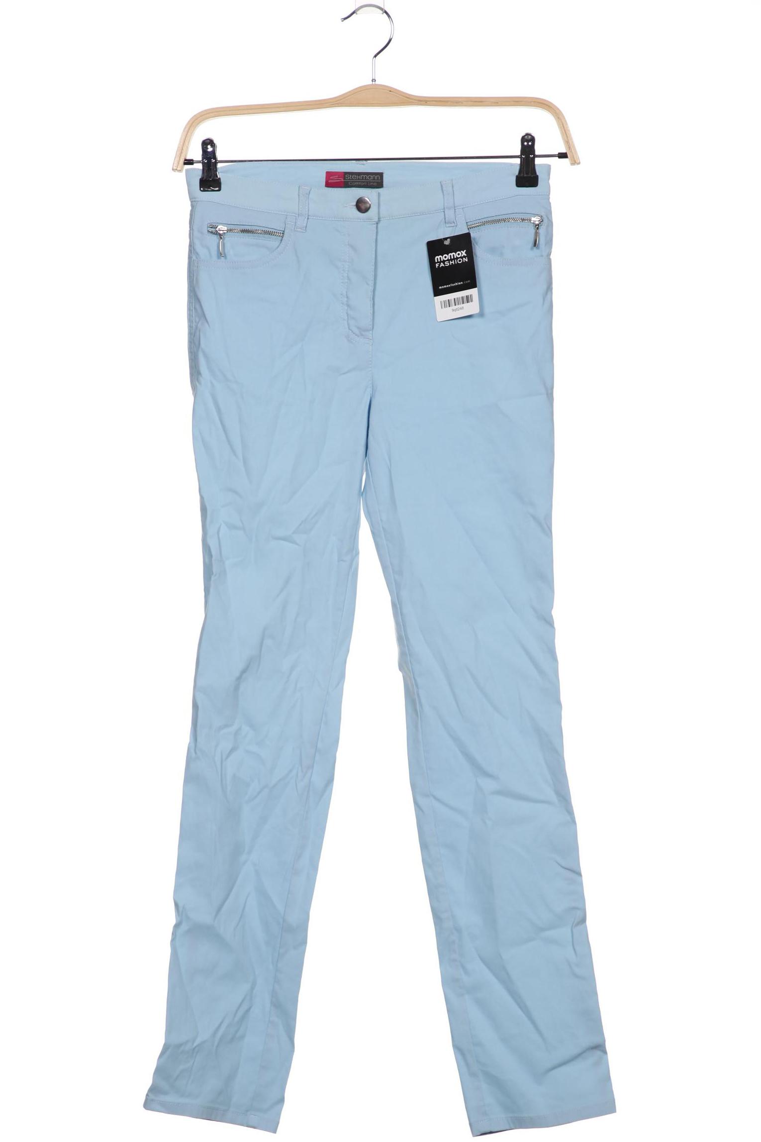 

stehmann Damen Stoffhose, hellblau