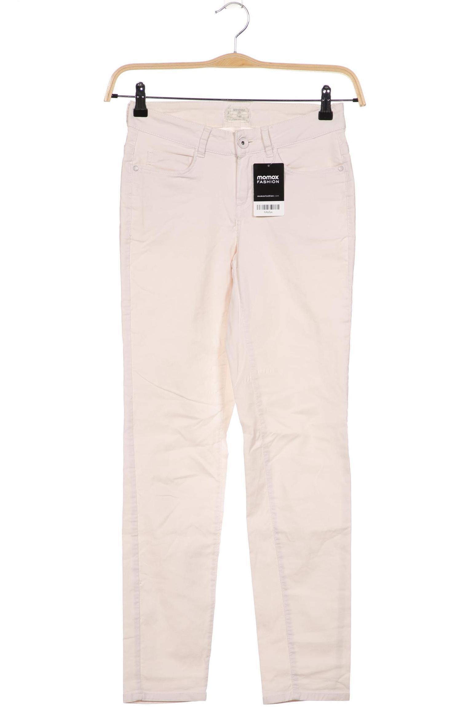 

stehmann Damen Stoffhose, cremeweiß