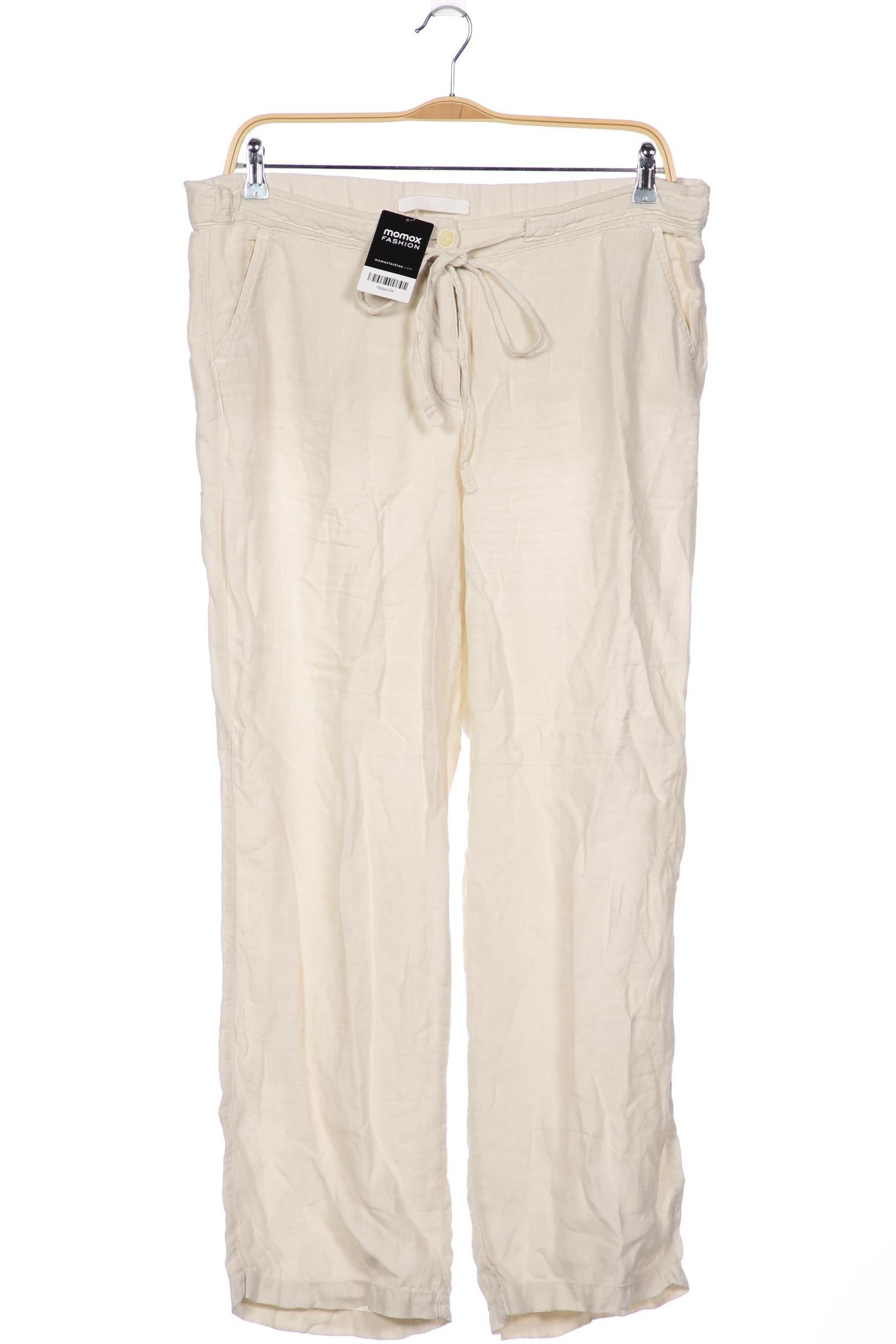 

stehmann Damen Stoffhose, cremeweiß
