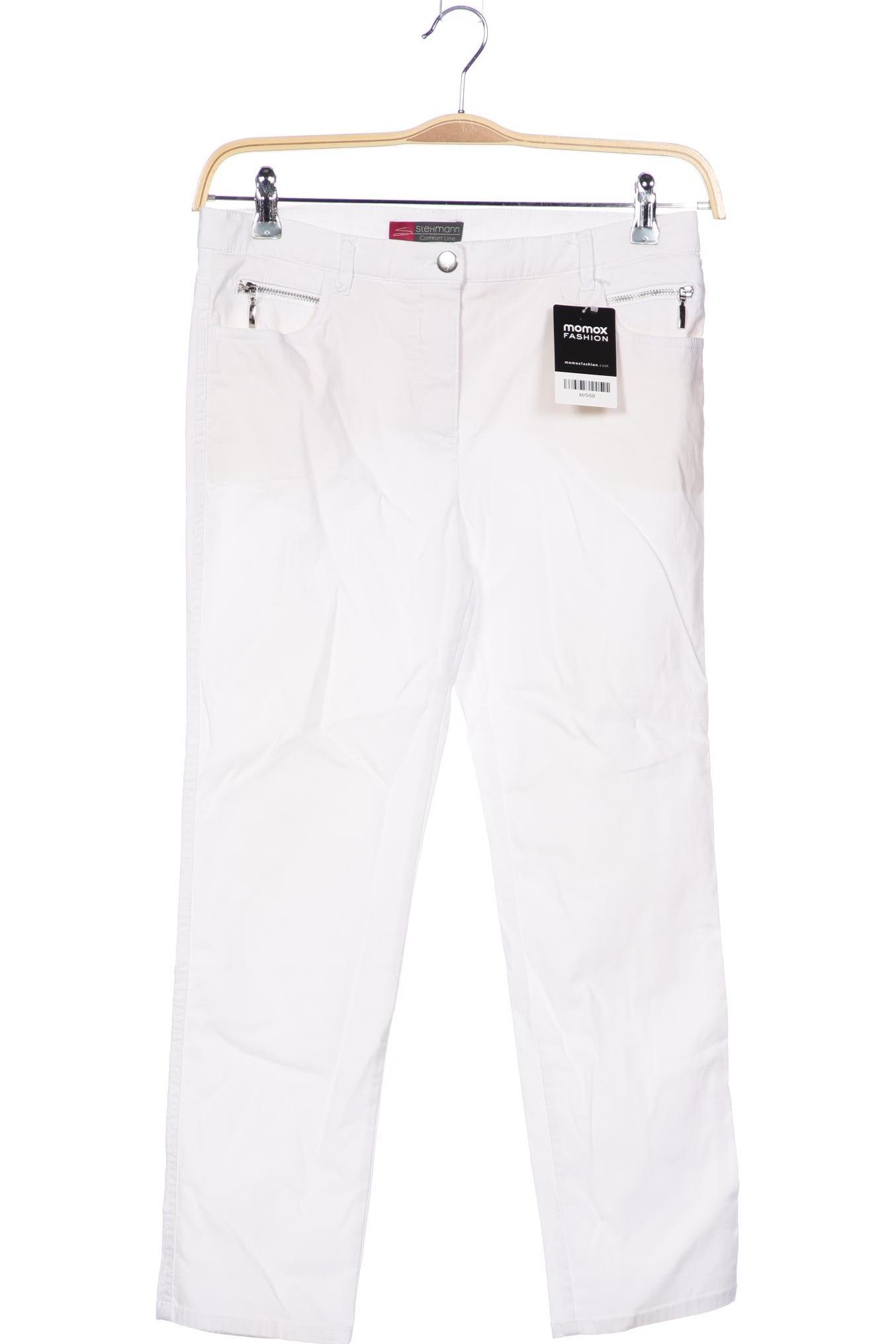 

stehmann Damen Stoffhose, weiß, Gr. 14