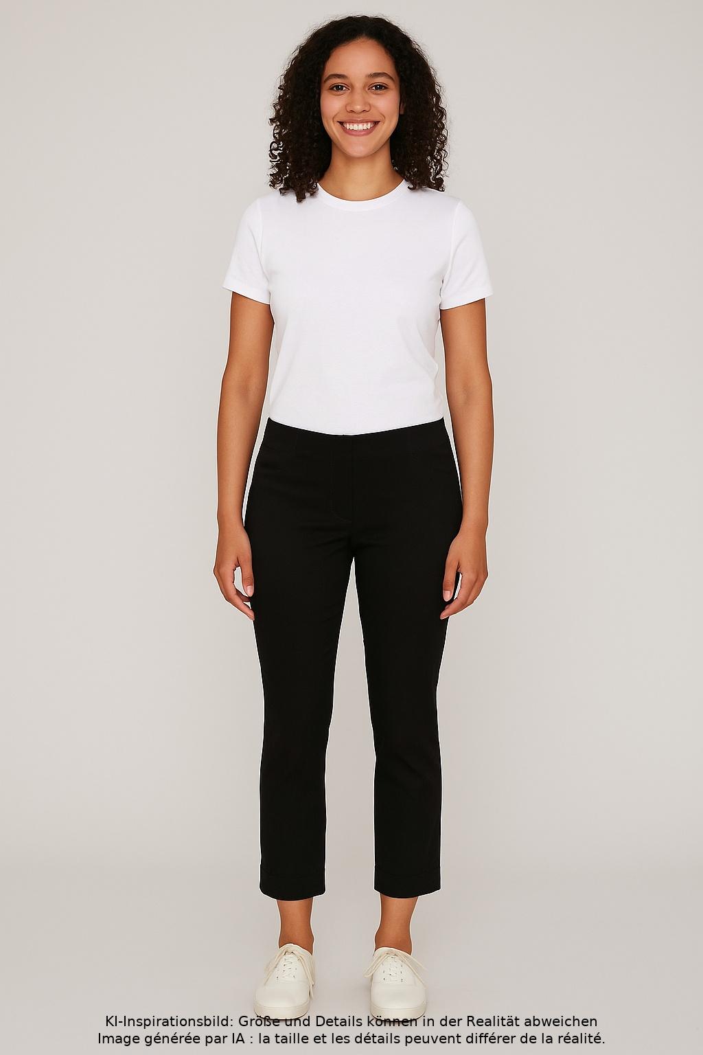 

stehmann Damen Stoffhose, schwarz, Gr. 31