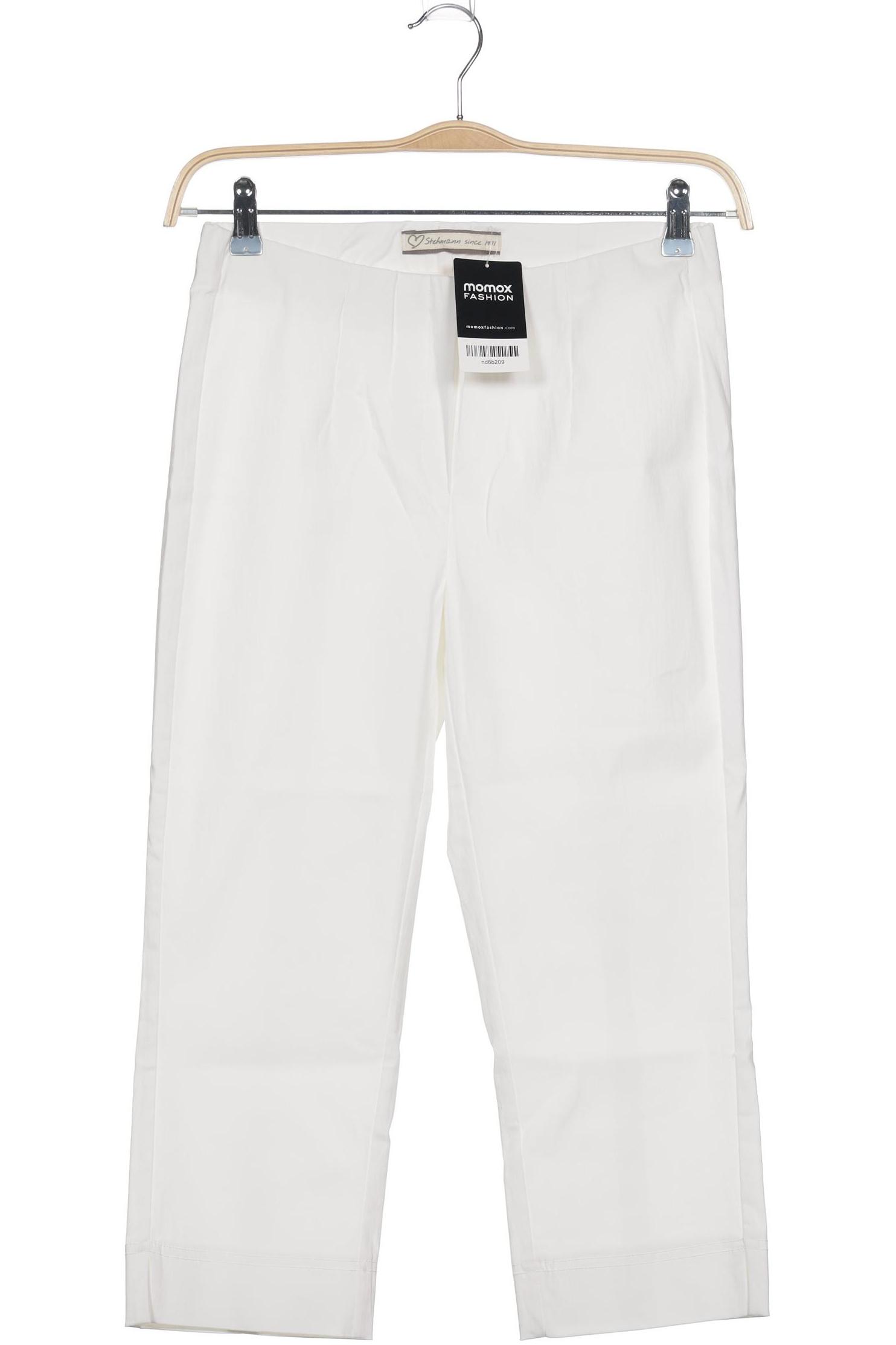 

stehmann Damen Stoffhose, weiß, Gr. 36