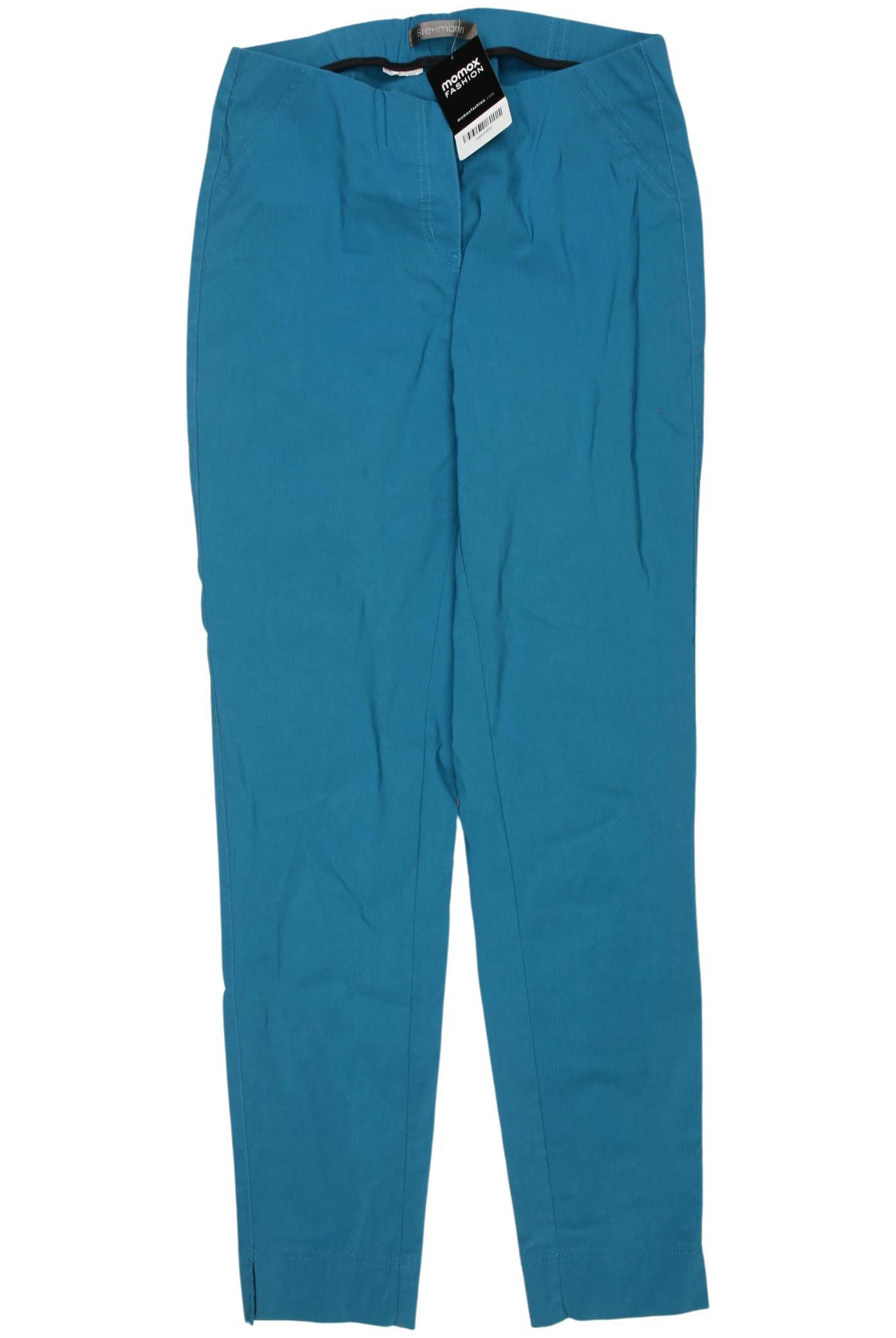

stehmann Damen Stoffhose, türkis, Gr. 28