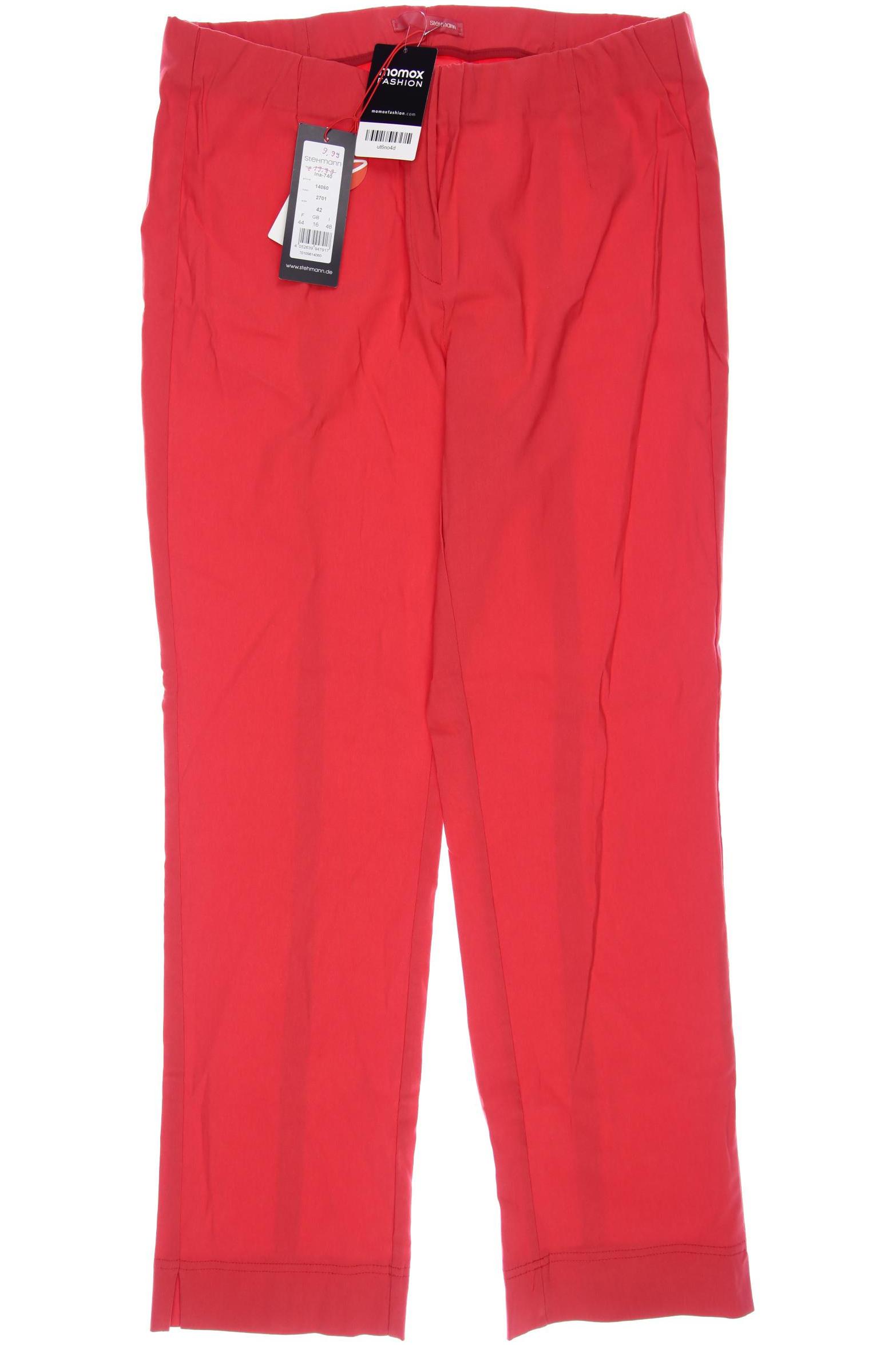 

stehmann Damen Stoffhose, rot