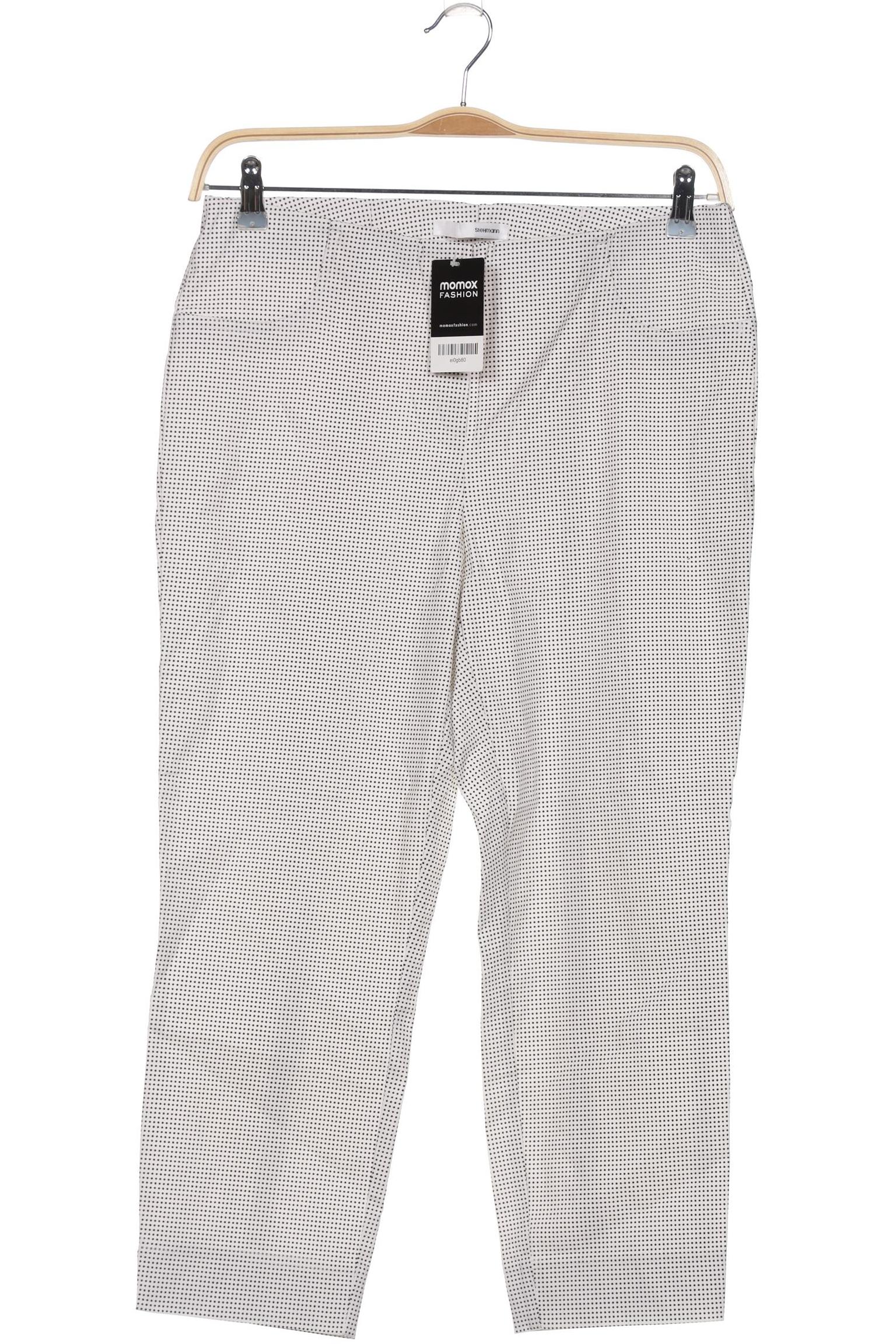 

stehmann Damen Stoffhose, weiß, Gr. 42