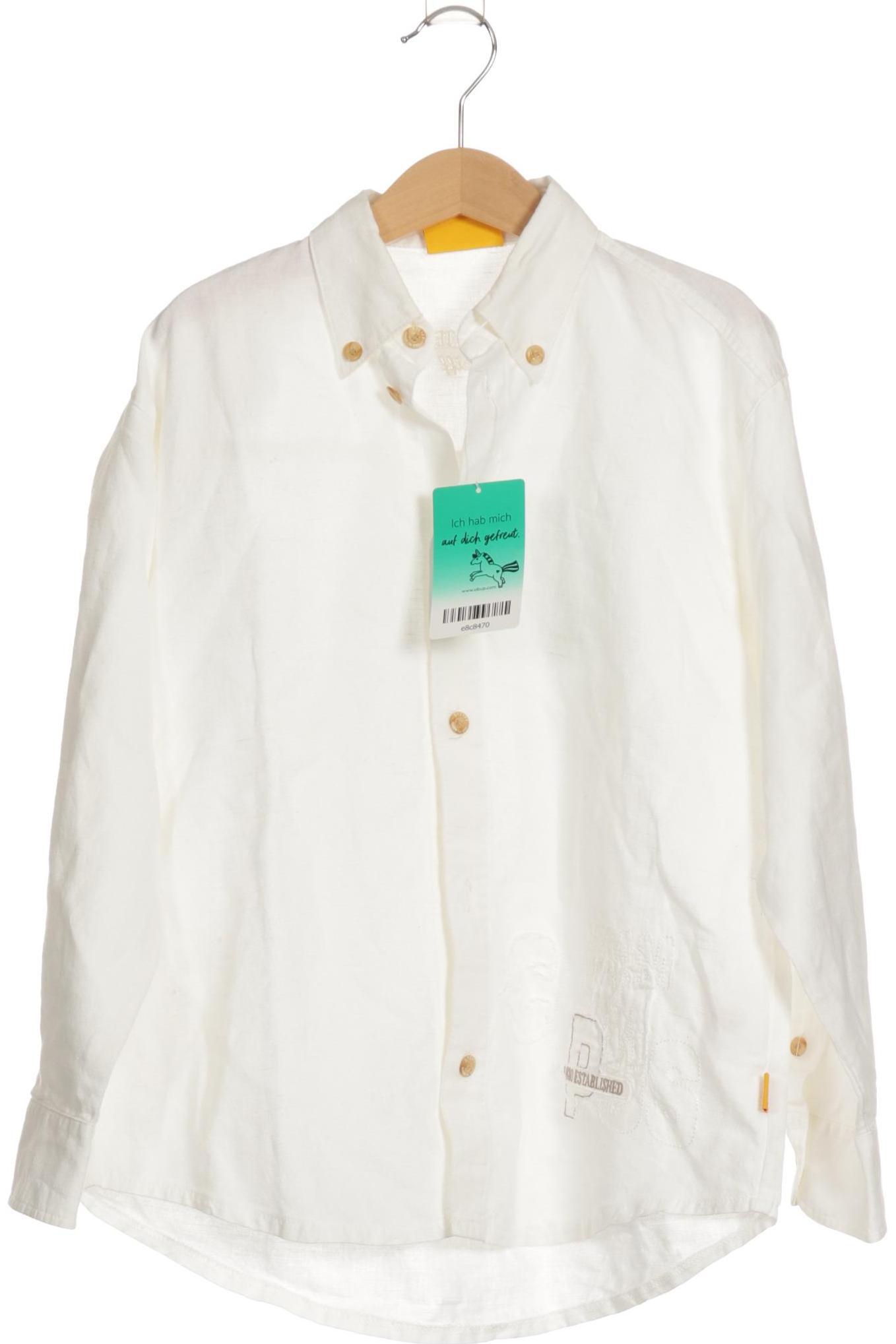 

Steiff Jungen Hemd, weiß, Gr. 128