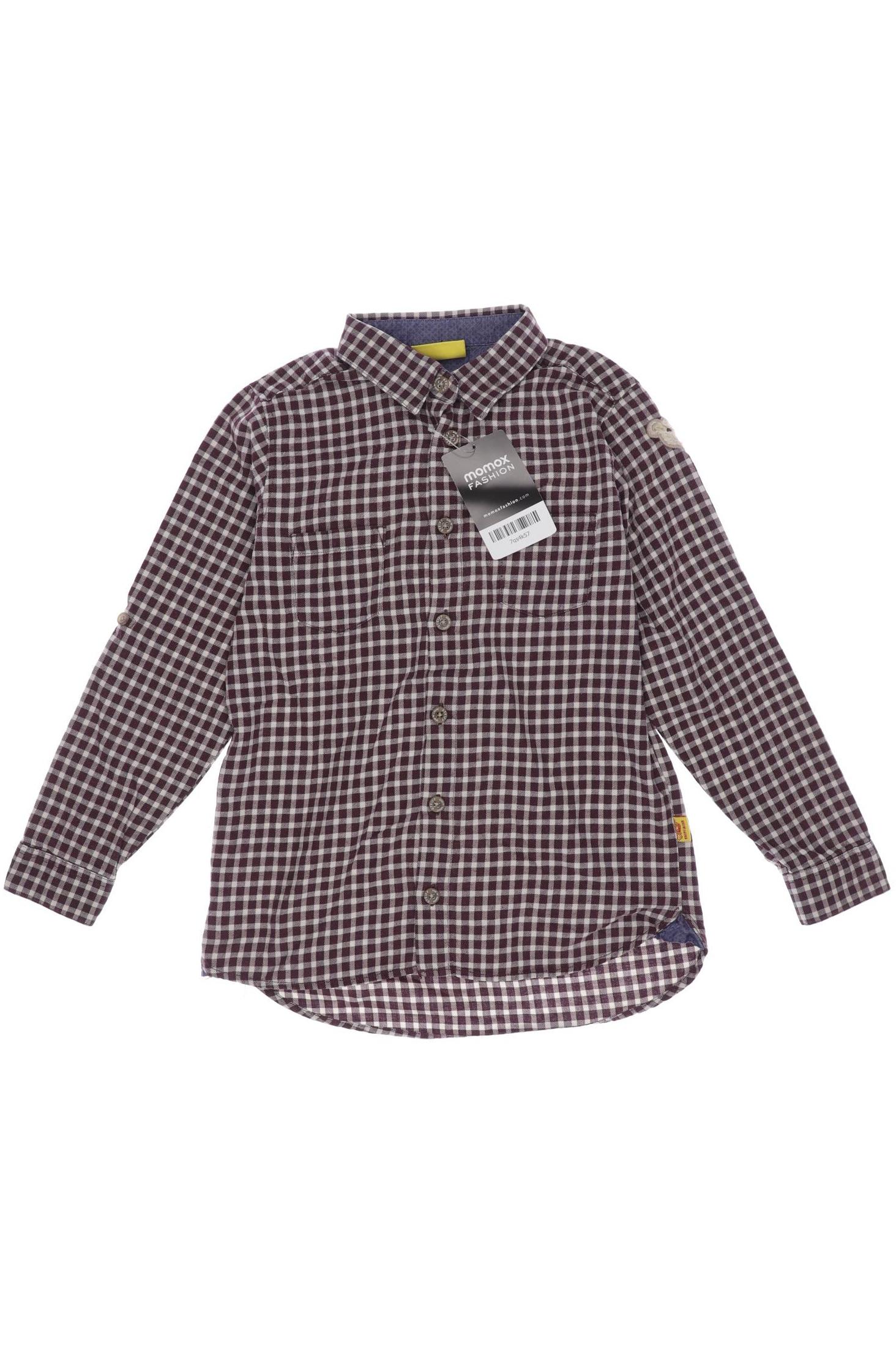 

Steiff Jungen Hemd, flieder, Gr. 116