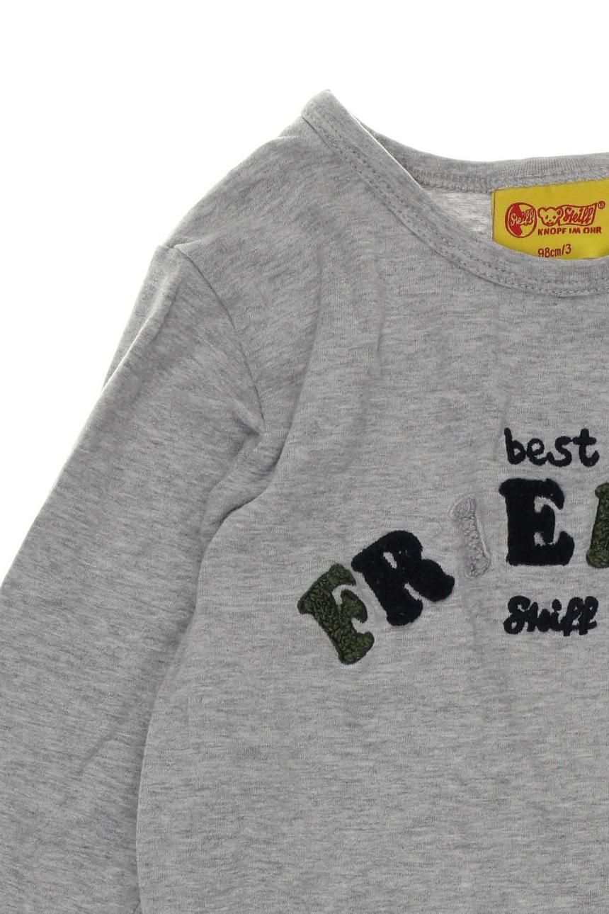 Thumbnail - Steiff Jungen Langarmshirt, grau, Gr. 98