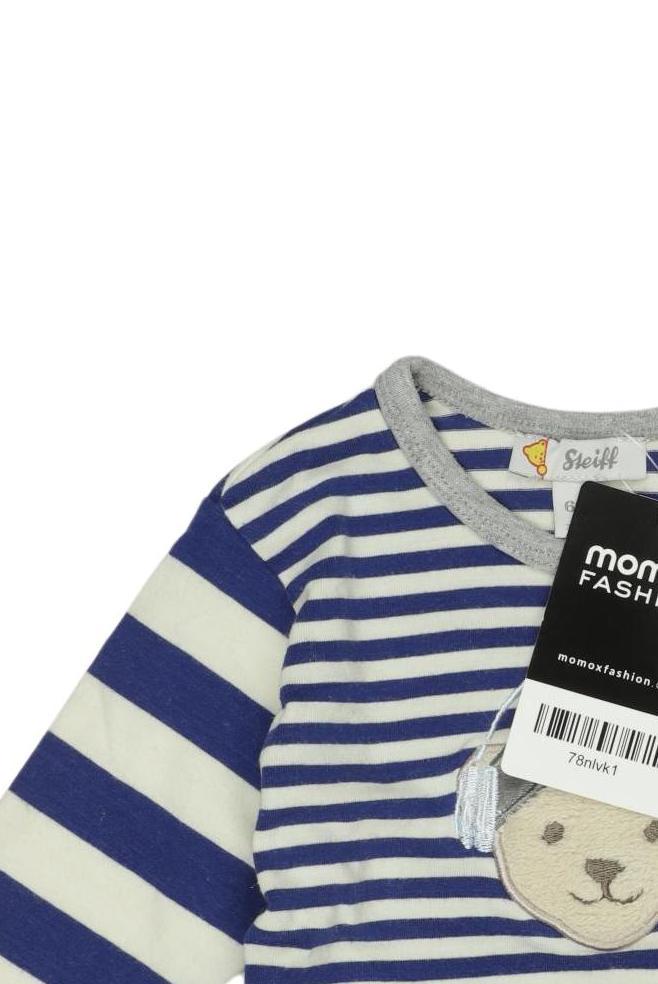 Thumbnail - Steiff Jungen Langarmshirt, blau, Gr. 68