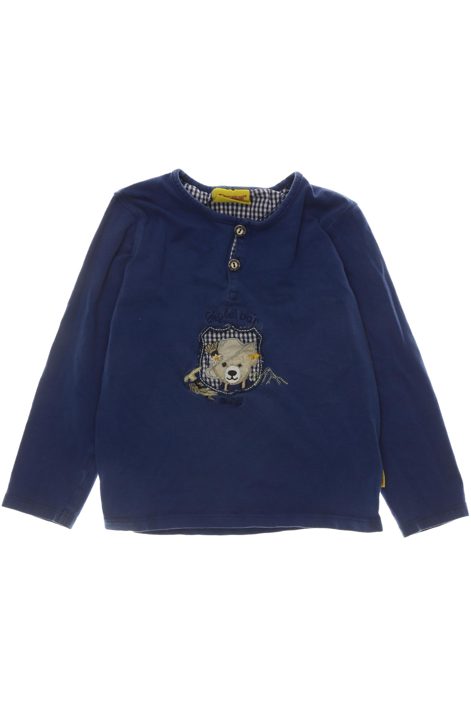 

Steiff Jungen Langarmshirt, blau, Gr. 98