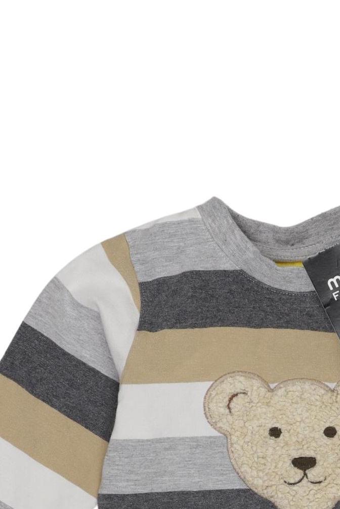 Thumbnail - Steiff Jungen Langarmshirt, grau, Gr. 68