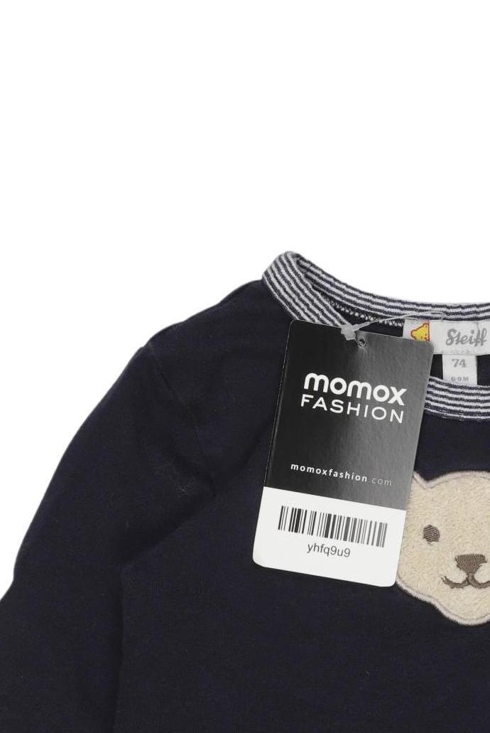Thumbnail - Steiff Jungen Langarmshirt, marineblau, Gr. 74