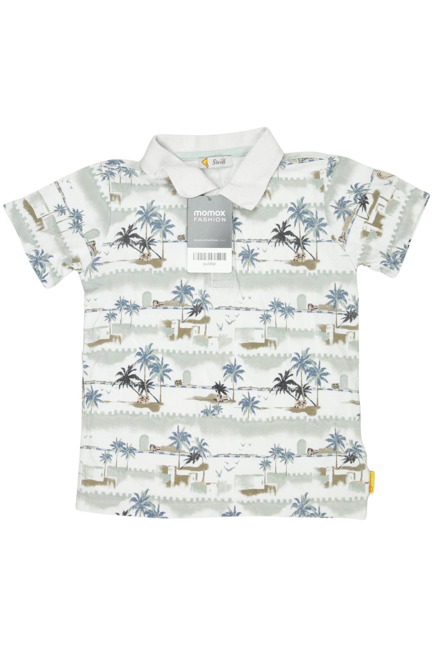 

Steiff Herren Poloshirt, weiß, Gr. 134