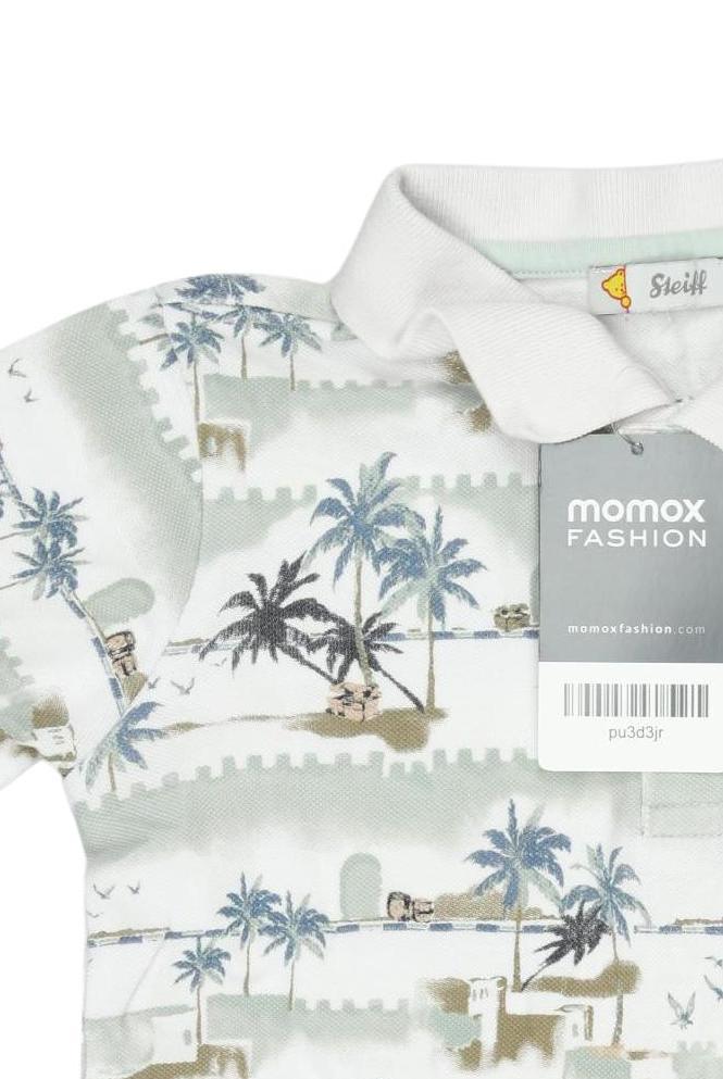 Thumbnail - Steiff Herren Poloshirt, weiß, Gr. 134