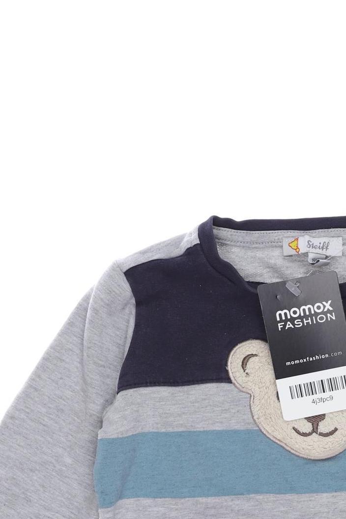 Thumbnail - Steiff Jungen Pullover, grau, Gr. 86