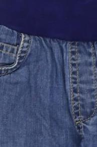 Thumbnail - Steiff Jungen Stoffhose, blau, Gr. 62