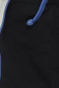 Thumbnail - Steiff Jungen Stoffhose, schwarz, Gr. 68