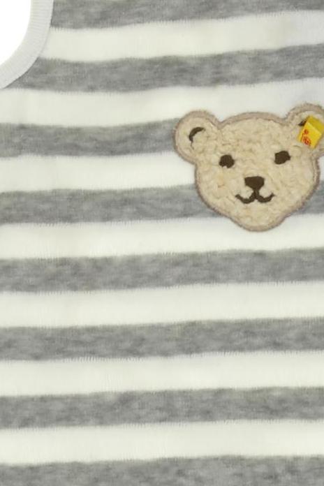 Thumbnail - Steiff Jungen Strampler, grau, Gr. 56